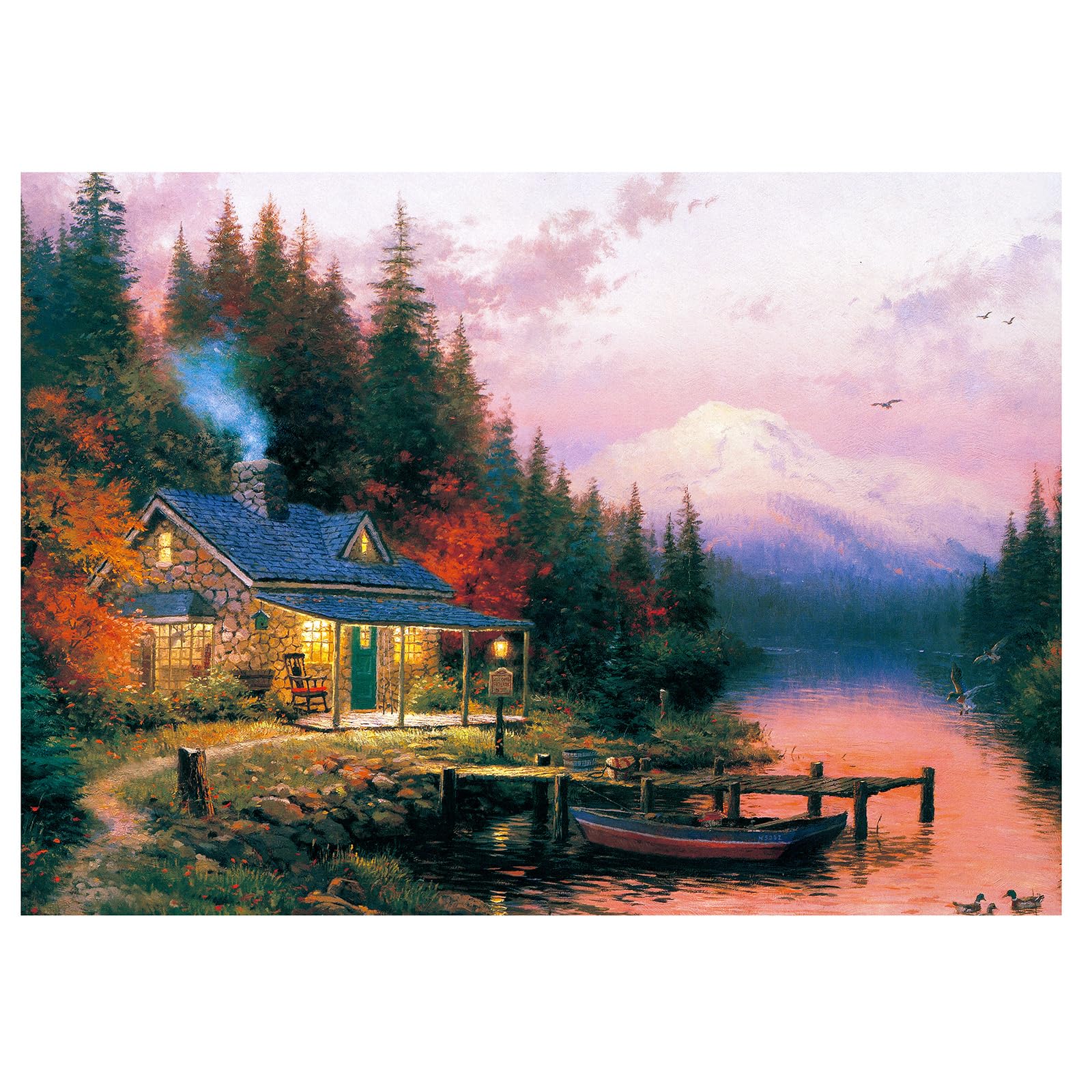 Amazon | CHengQiSM 1000ピース ジグソーパズル トーマス・キンケード