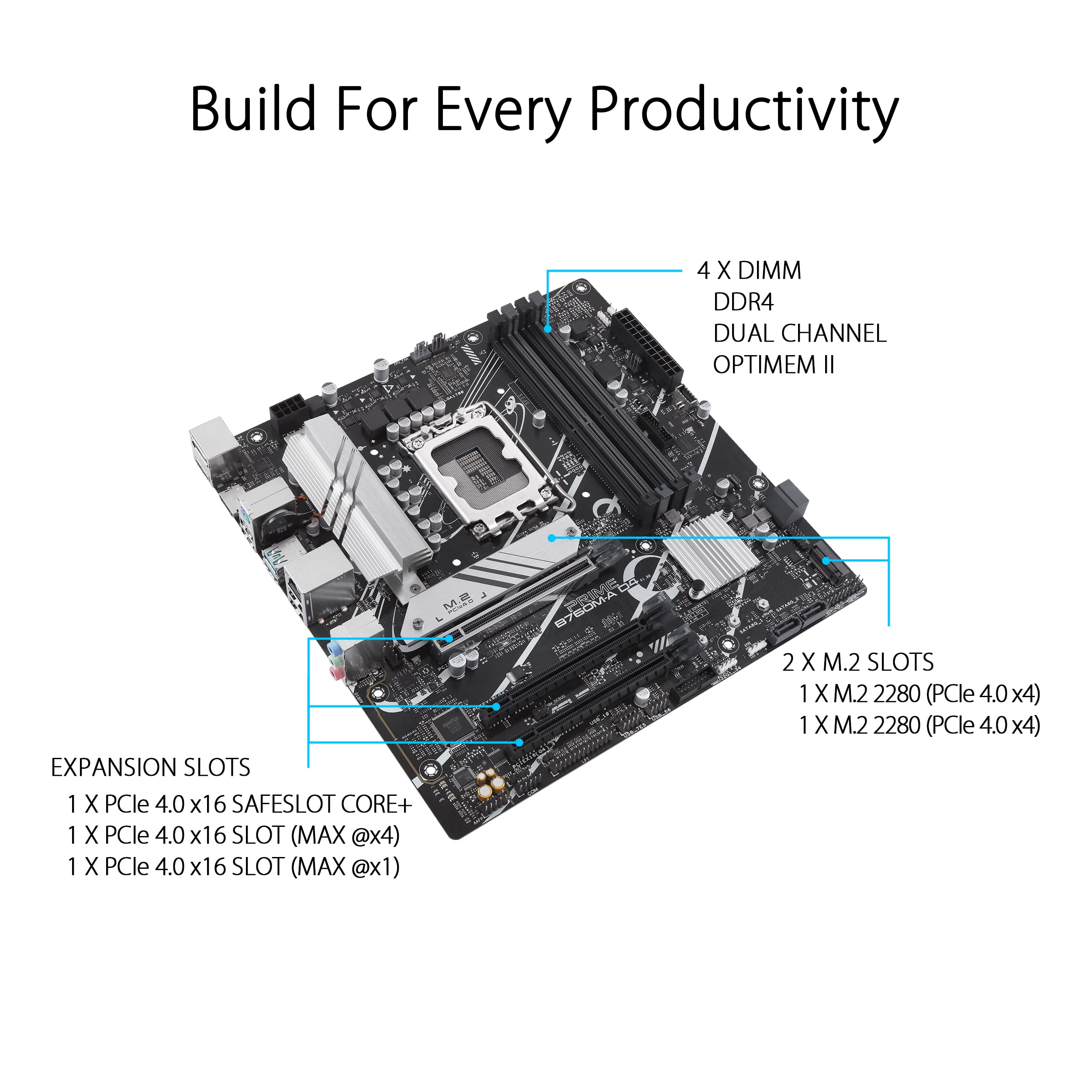 Amazon | ASUS Prime B760M-A D4 Intel® B760 (LGA 1700)(第13世代