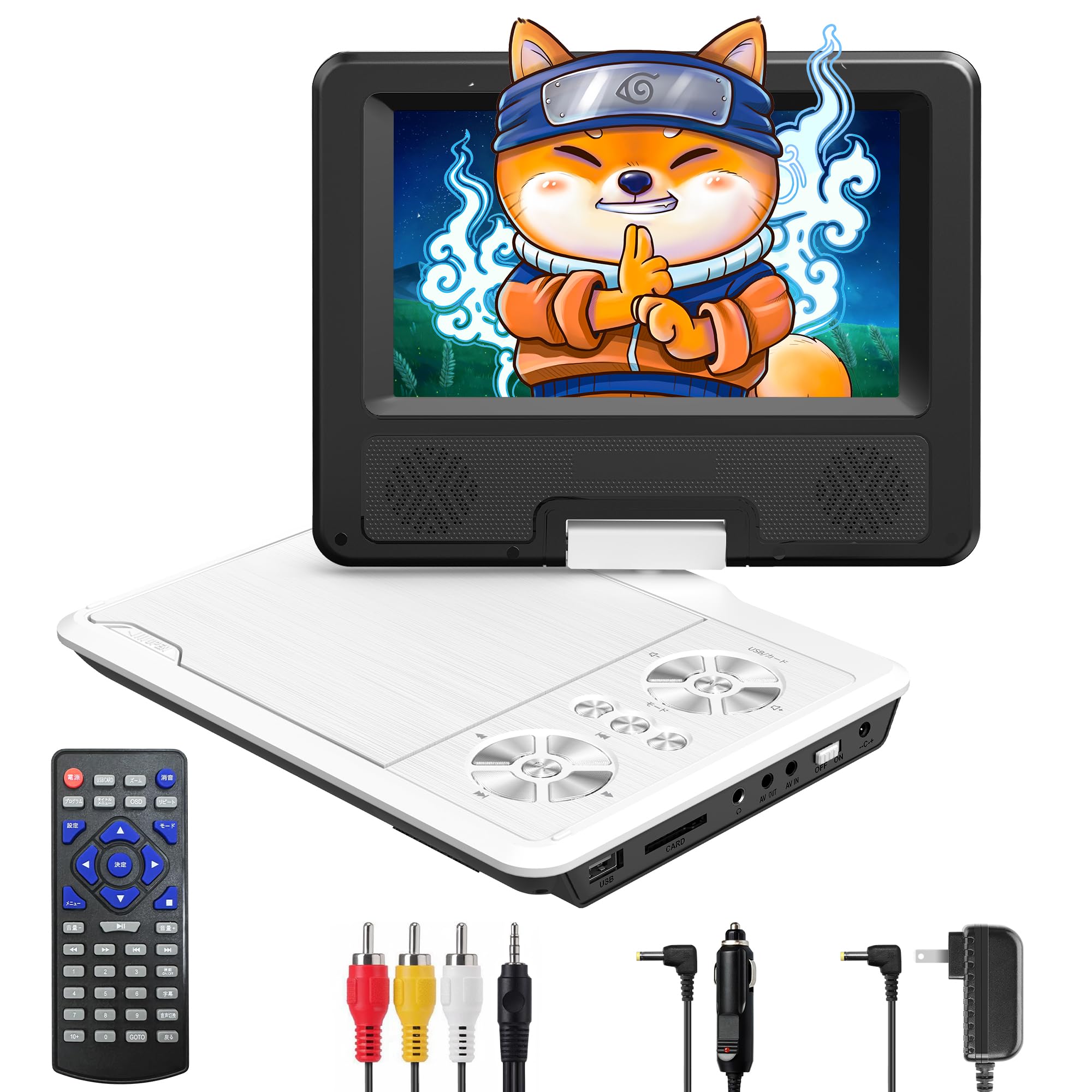 Amazon.co.jp: Surfola ポータブルDVDプレーヤー 9.5型/7.5インチ ミニ