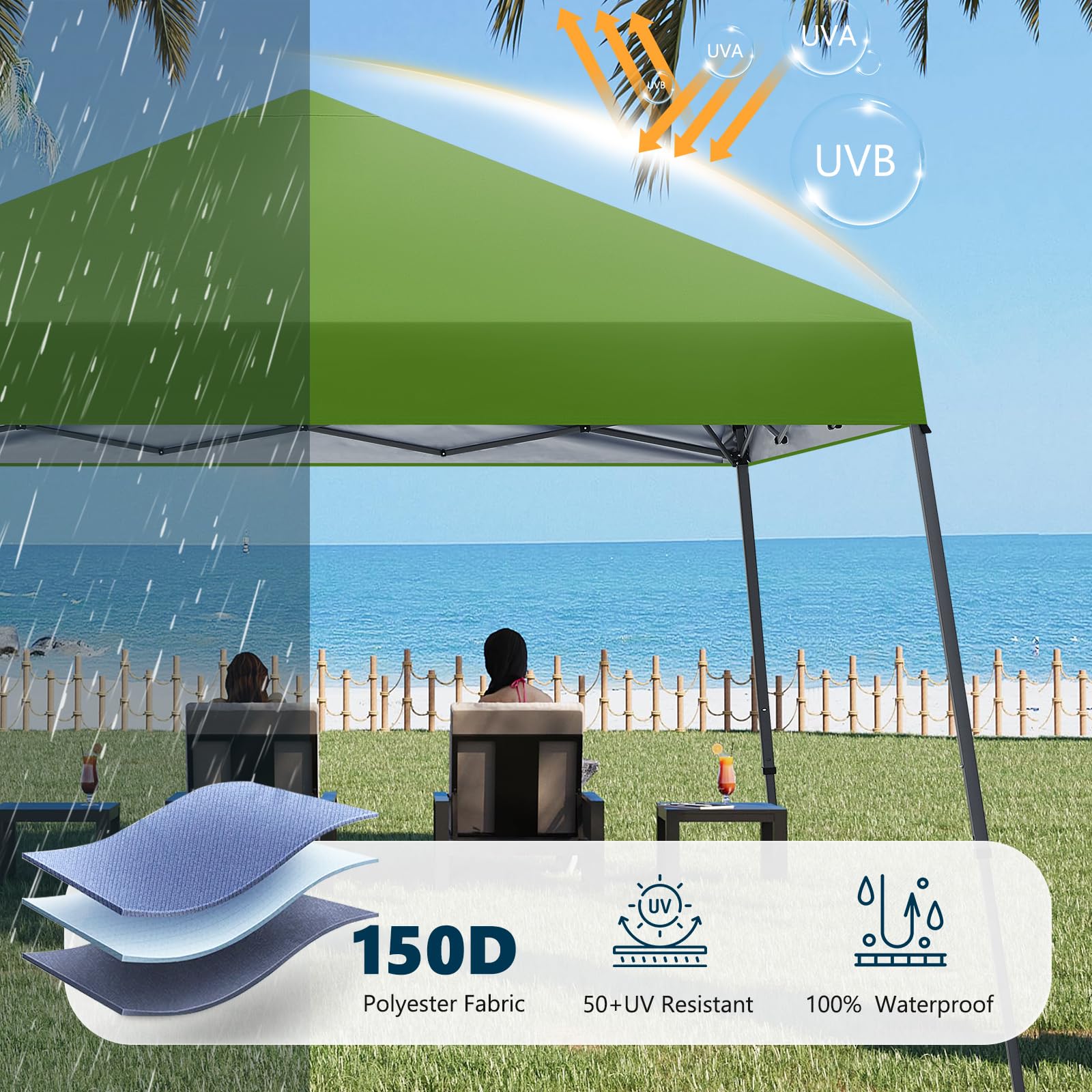 Amazon | マスターキャノピー（MASTERCANOPY）傾斜脚ワンタッチタープ