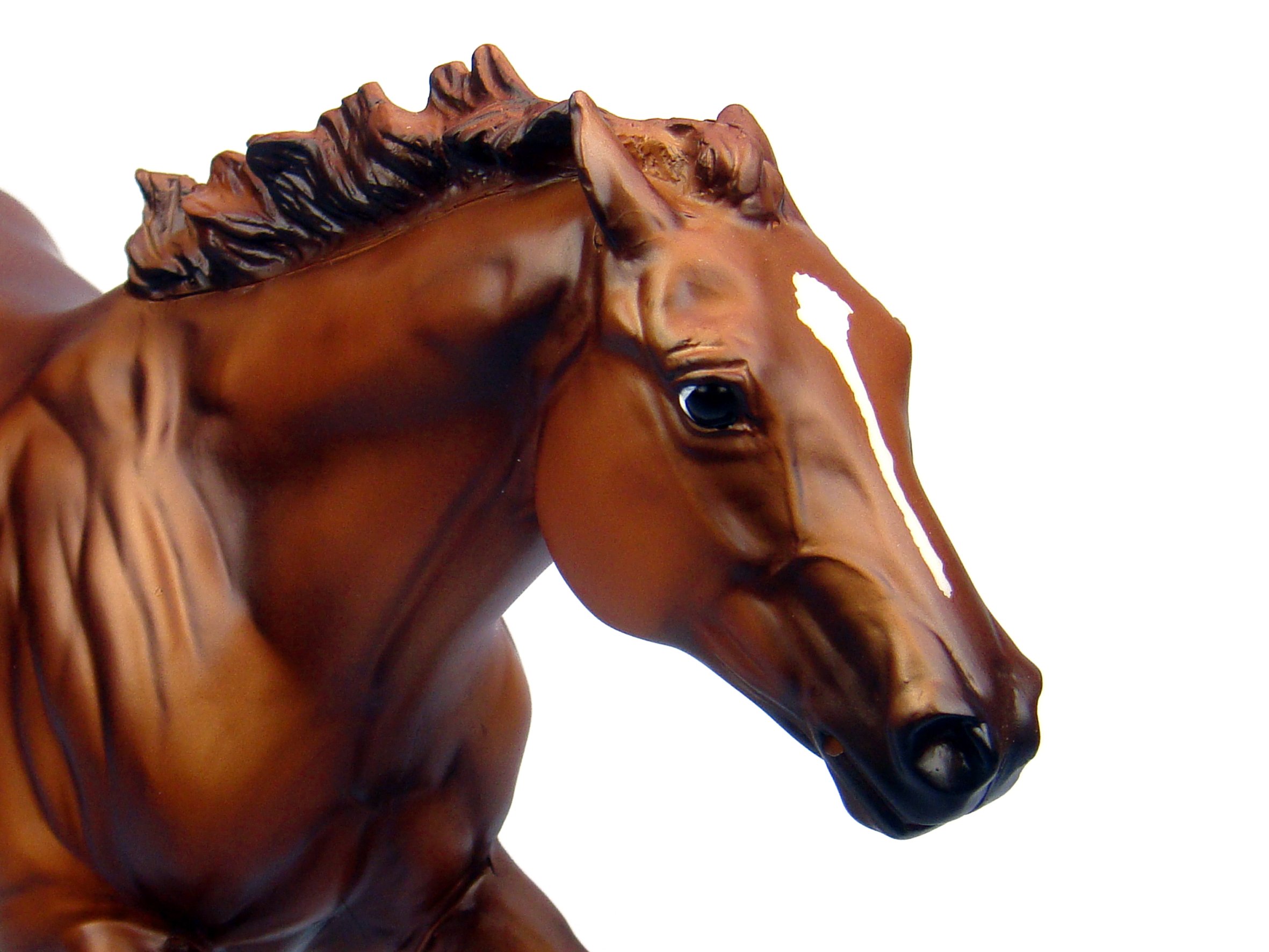 Amazon | Breyer トラディショナルシリーズ Secretariat 馬 ベース付き