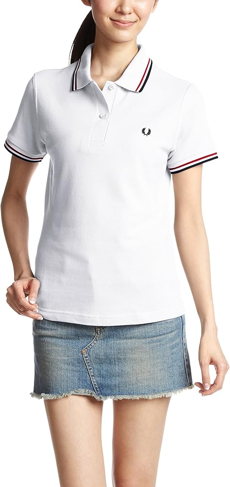 Amazon | [フレッドペリー] ポロシャツ G5801N レディース 300White UK