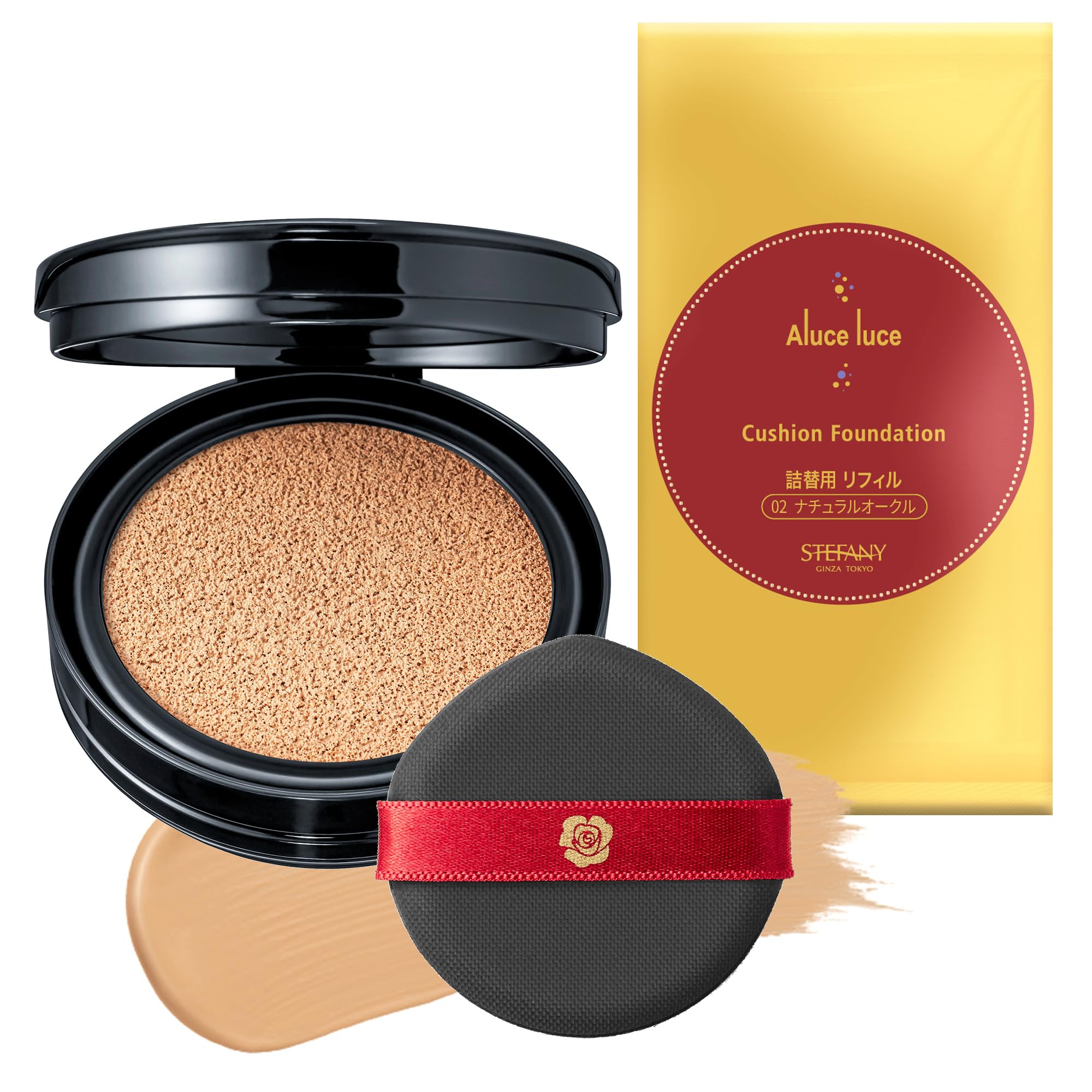 Amazon | Aluce luce Plus クッションファンデーション 本体［パフ付き