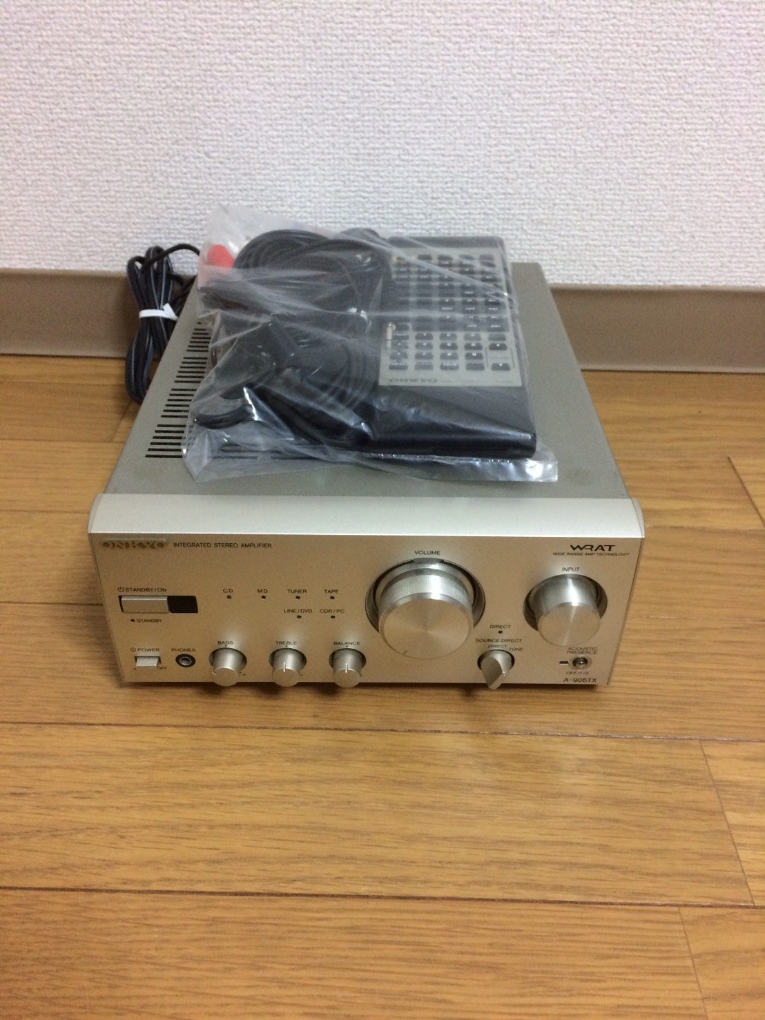 Amazon.co.jp: ONKYO INTEC205 プリメインアンプ A-905TX(S) : 家電