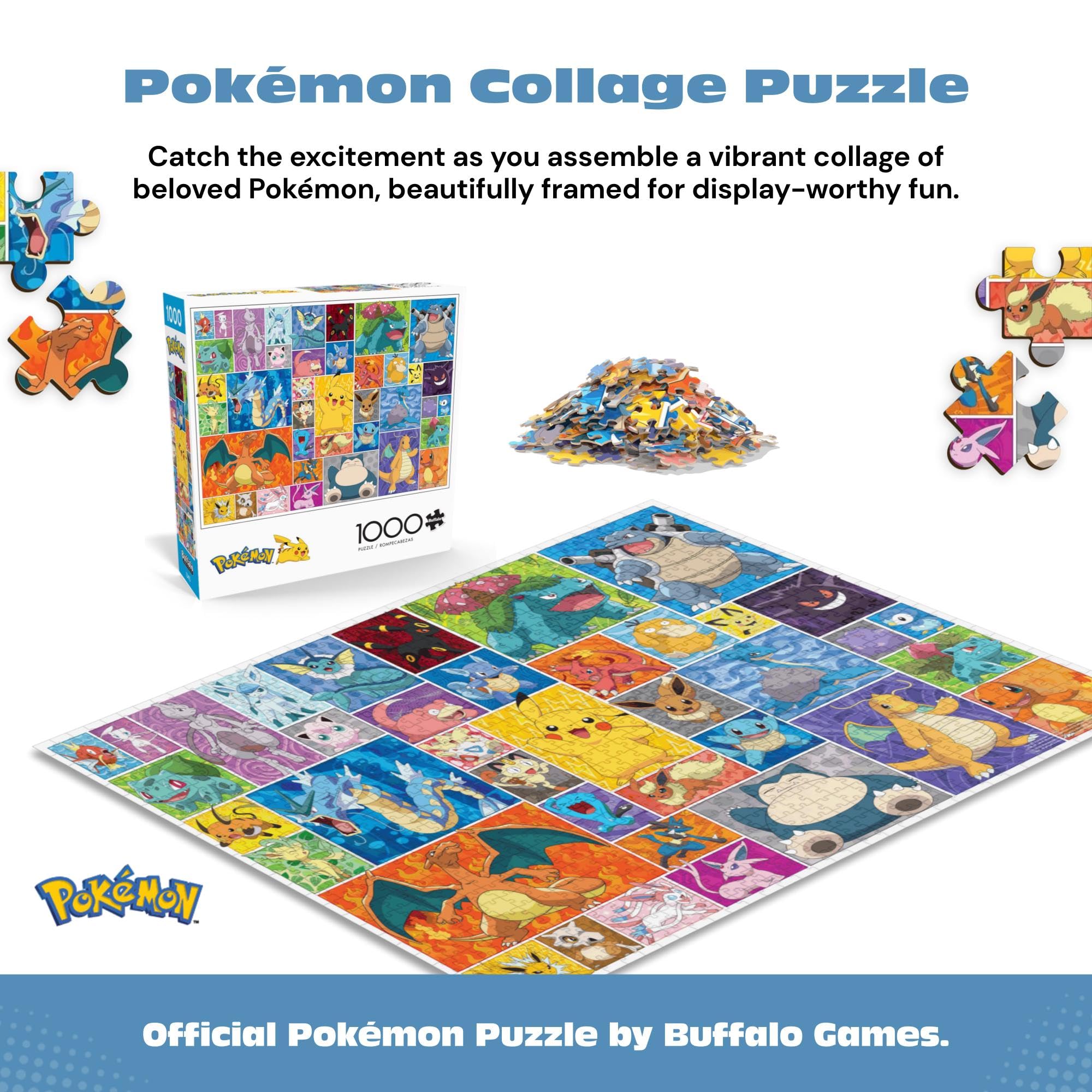 Amazon | Buffalo Games - ポケモン - フレーム - 1000ピース