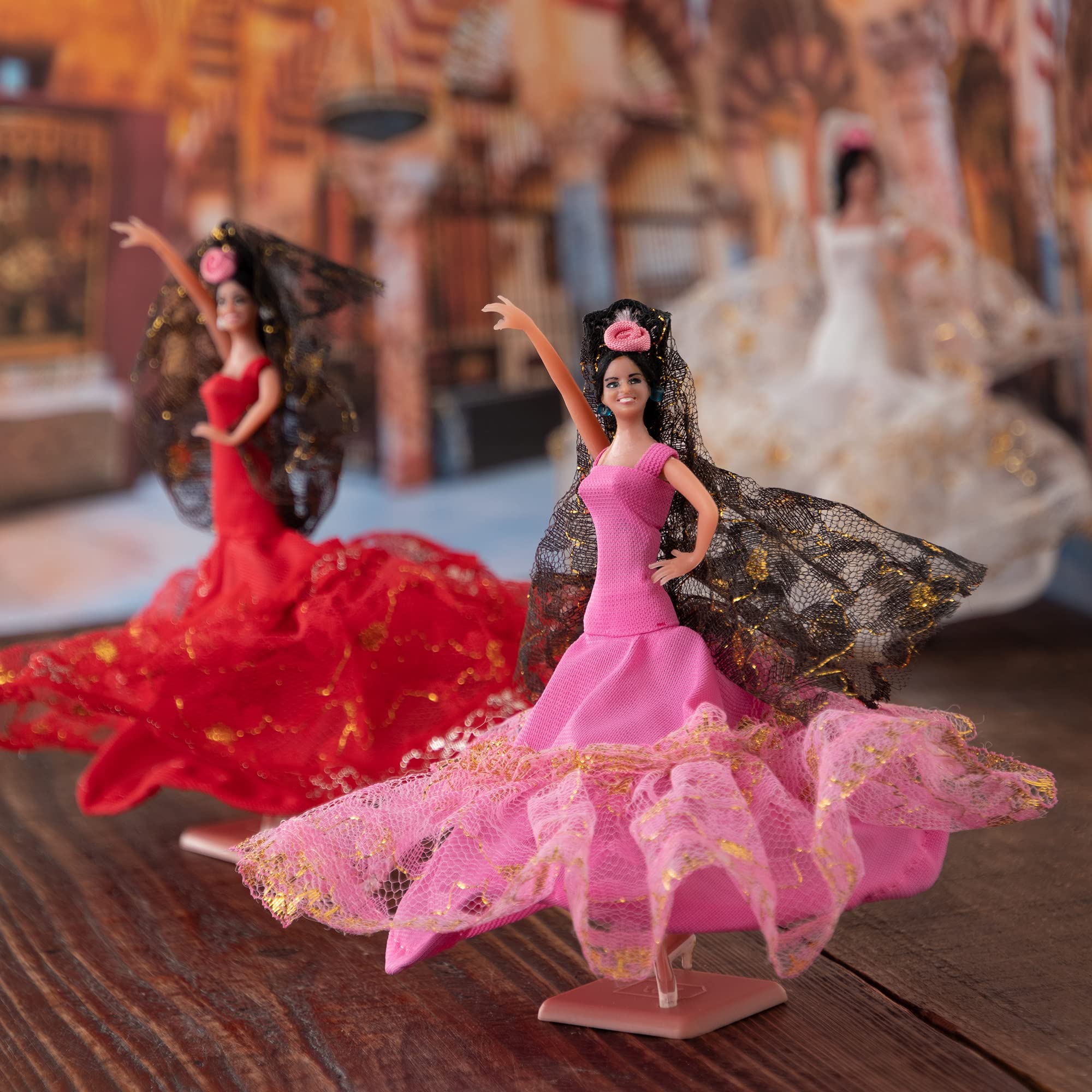 Amazon.co.jp: スペイン製 フラメンコドール フラメンコ人形