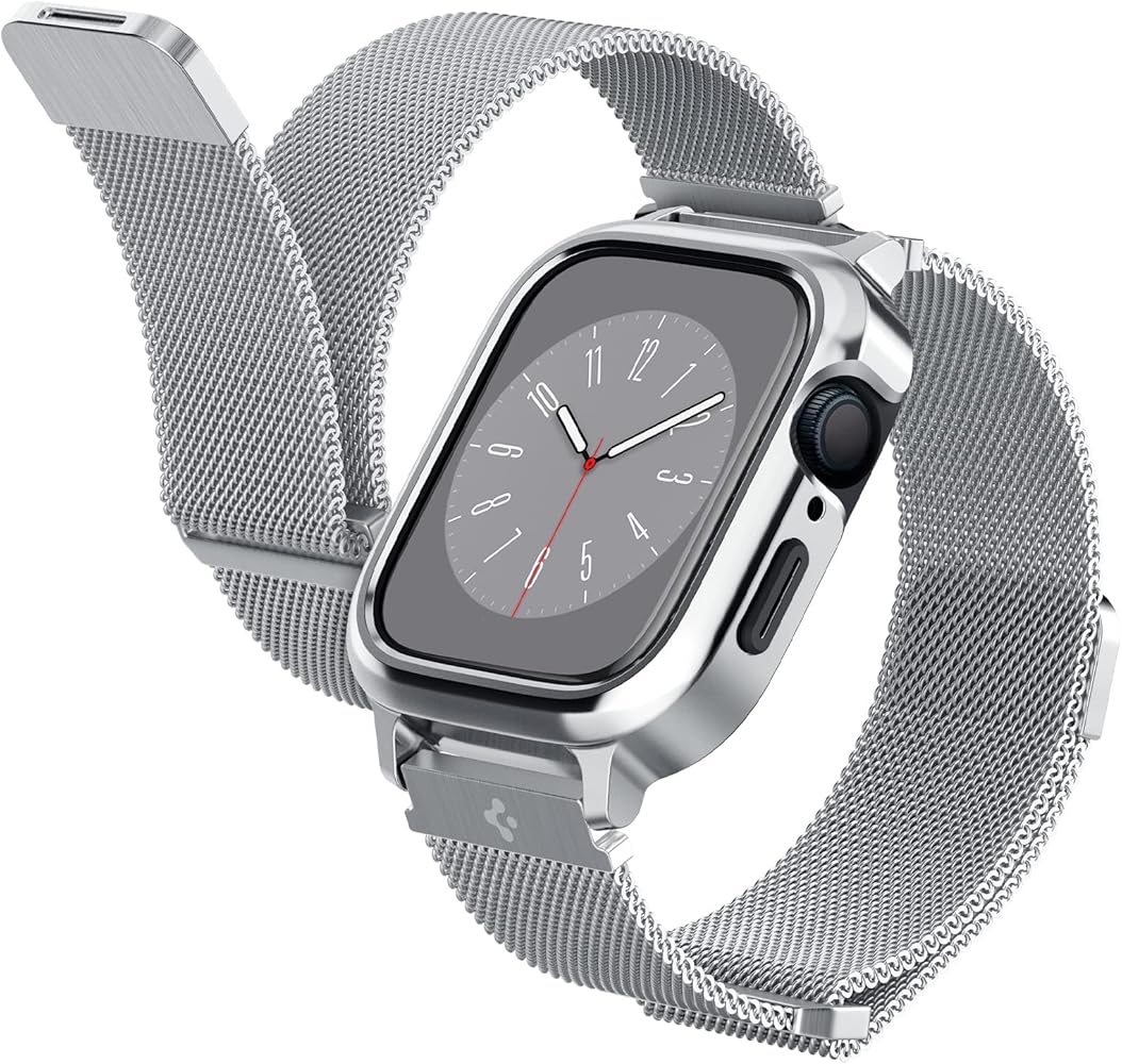 Amazon.com: Spigen Metal Fit Pro Designed for Apple Watch Case