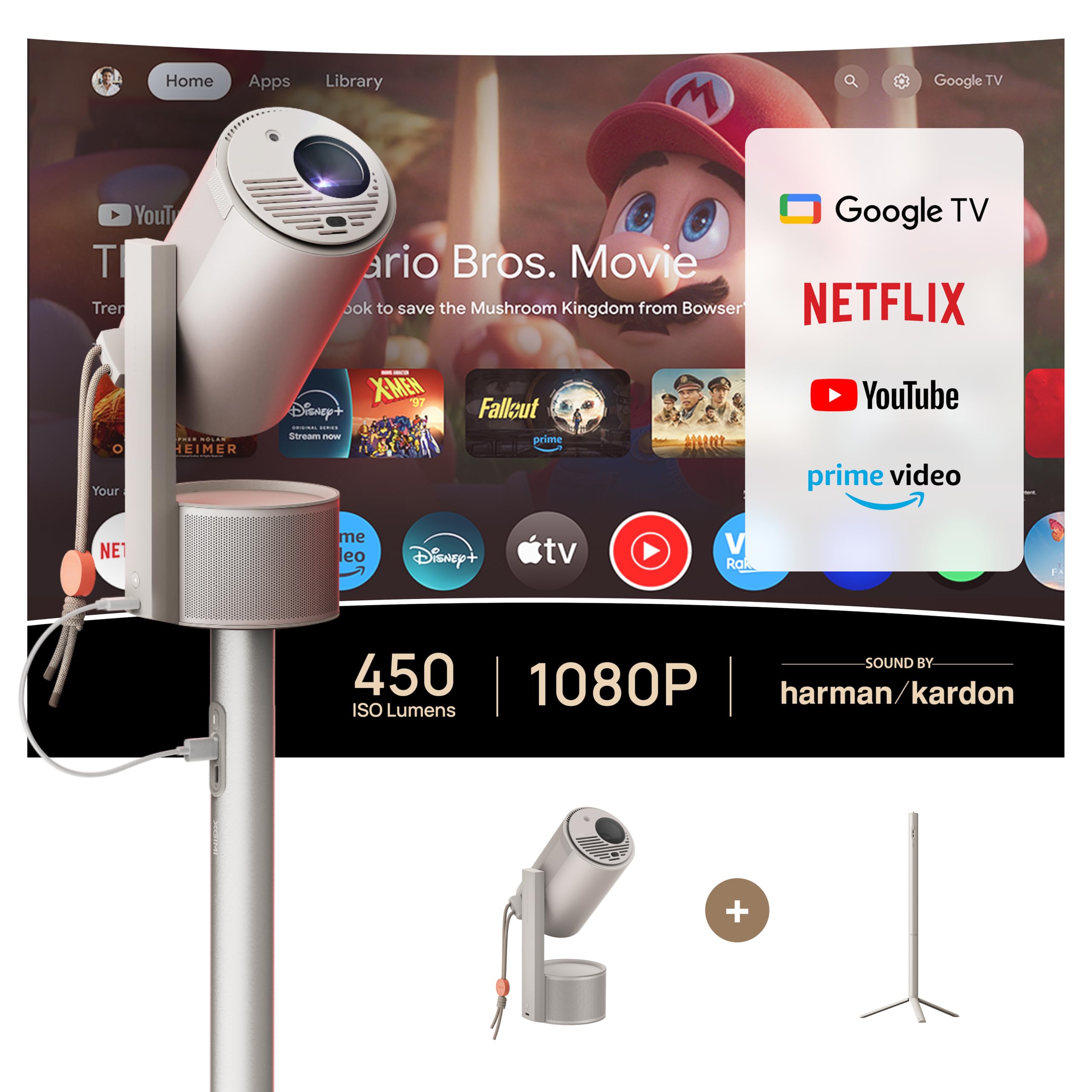 Amazon.com: XGIMI MoGo 3 Pro NEW Outdoor Projector with PowerBase