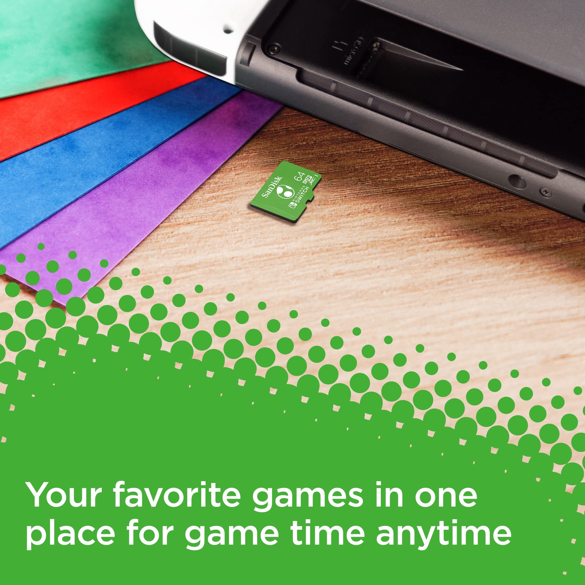 Amazon | SanDisk 64GB microSDXC Card Licensed for Nintendo Switch