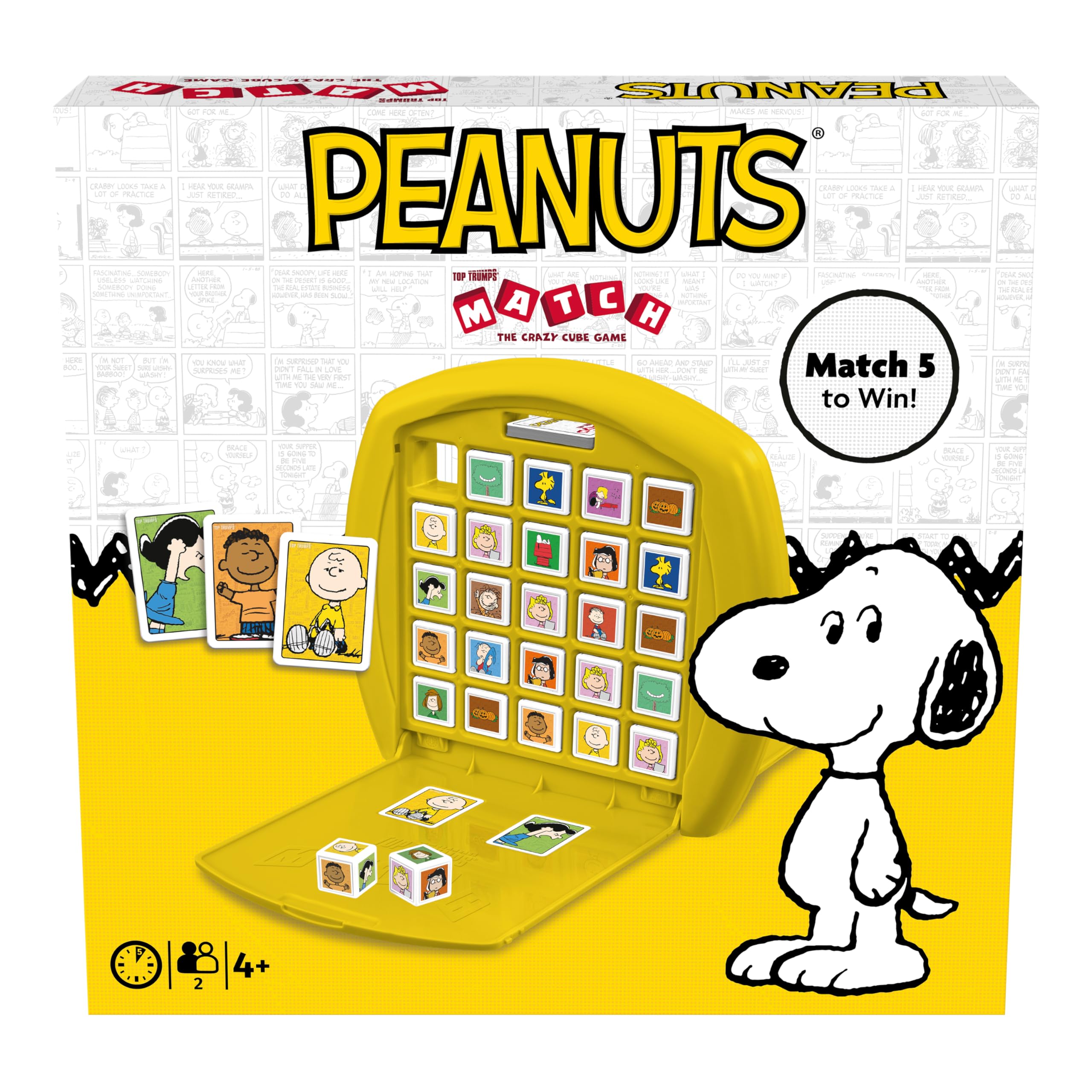 Amazon.co.jp: Peanuts Top Trumpsマッチボードゲーム キューブゲーム