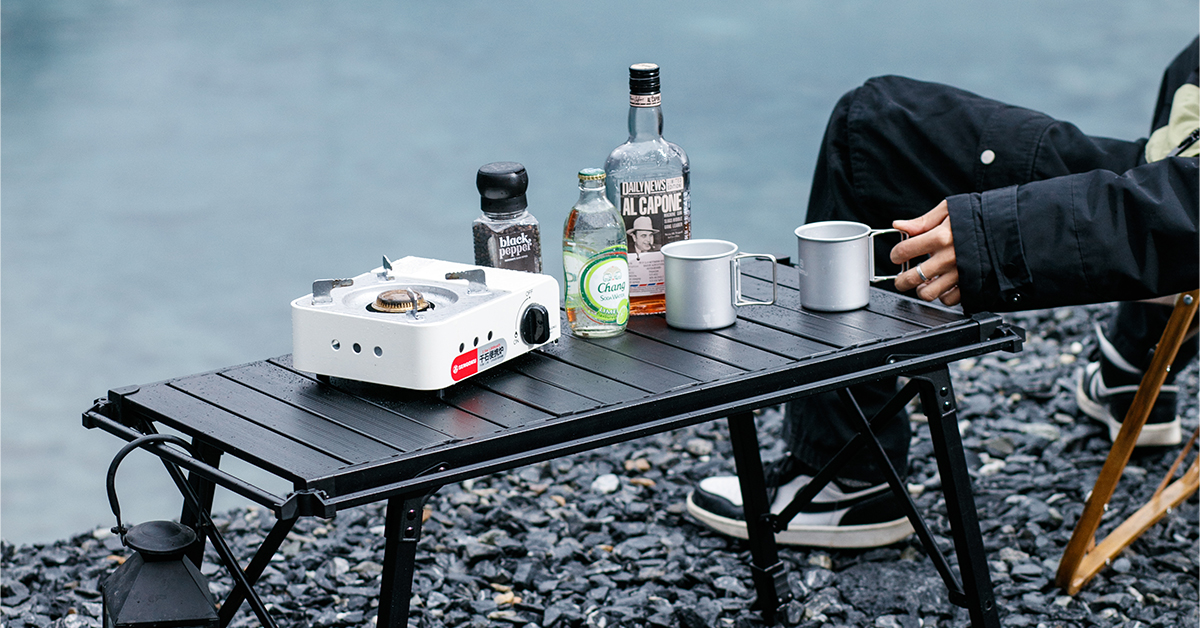 Amazon.co.jp: 次世代 組立不要IGTテーブル アウトドア キャンプ