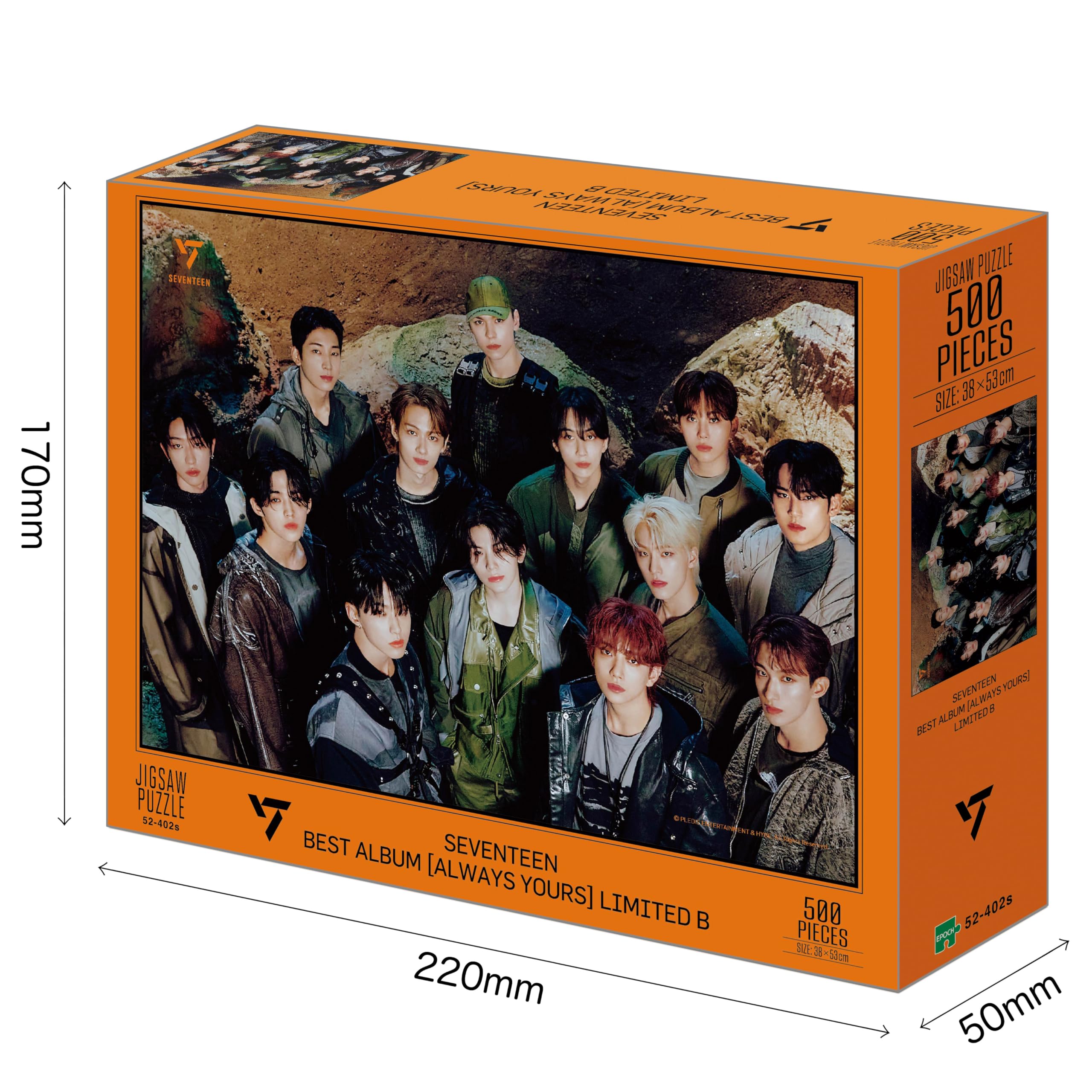 Amazon | エポック社 500ピース ジグソーパズル SEVENTEEN SEVENTEEN