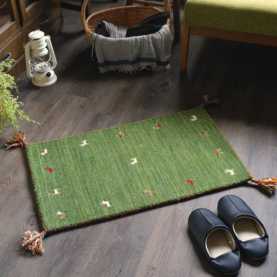 Amazon | RUGS‐FACTORY 玄関マット 室内 おしゃれ ギャベ