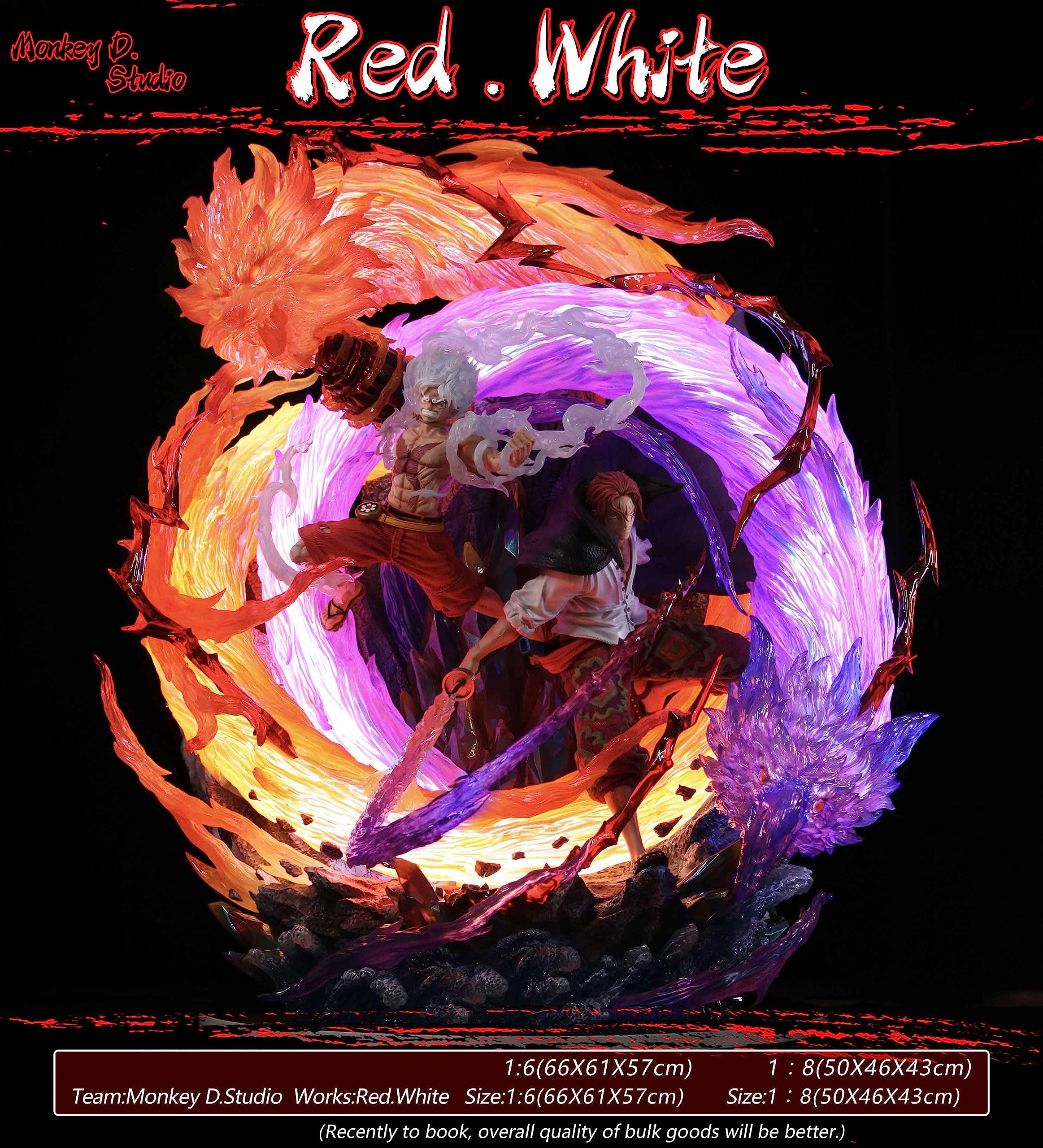 Amazon.co.jp: モンキー・D・ルフィ 赤髪のシャンクス フィギュア 1/6