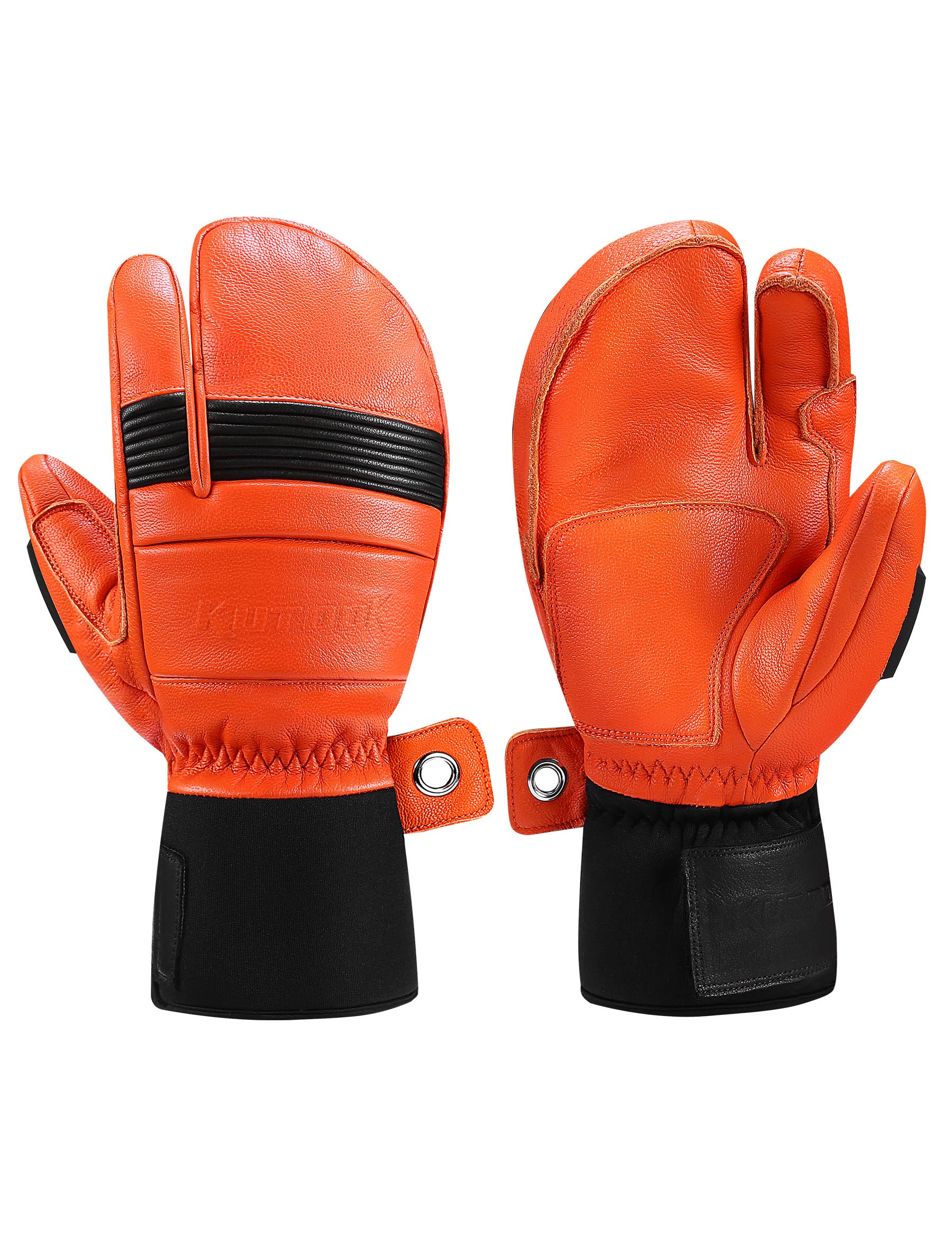 Amazon | KUTOOK スキーミトン 3本指 サーマル 3M シンサレート 防水