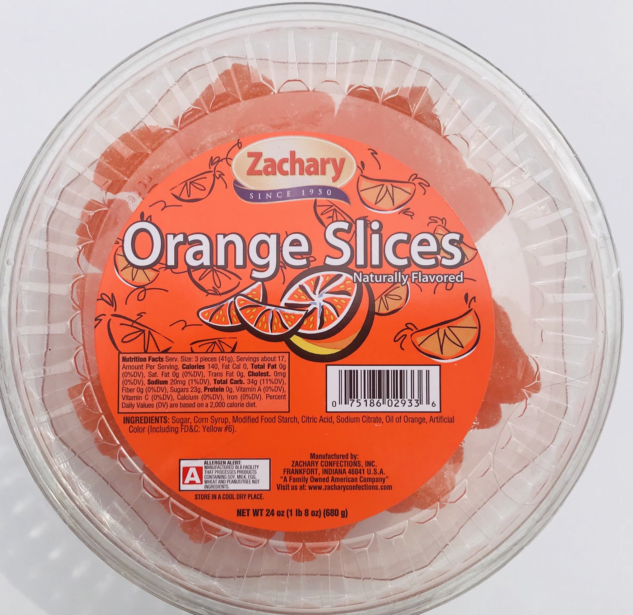 Amazon.com: Zachary 24oz Jelly Tubs (Orange Slices) : Books