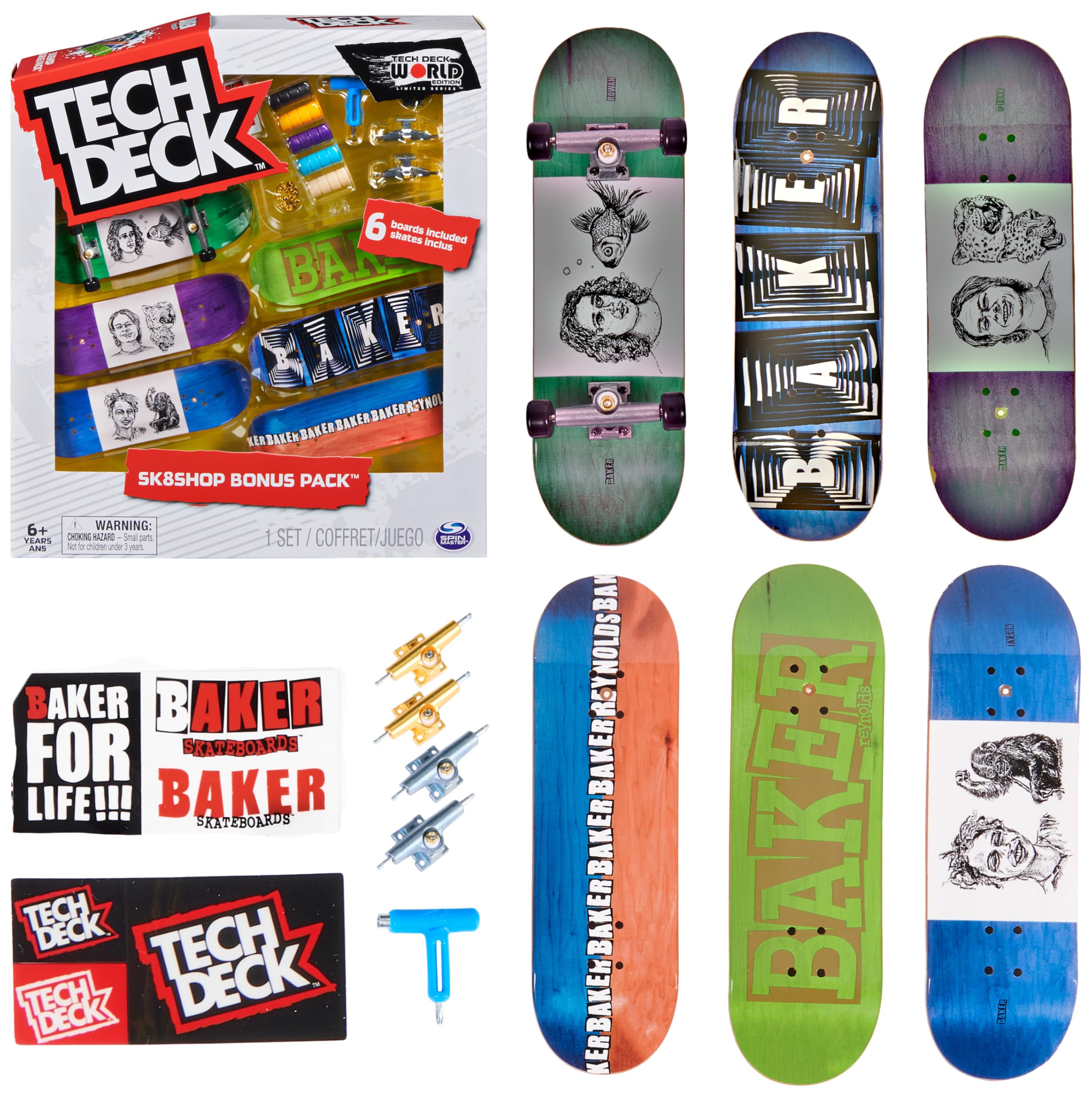 Amazon | Tech Deck - Sk8shop Bonus Pack (styles vary) | フィンガー
