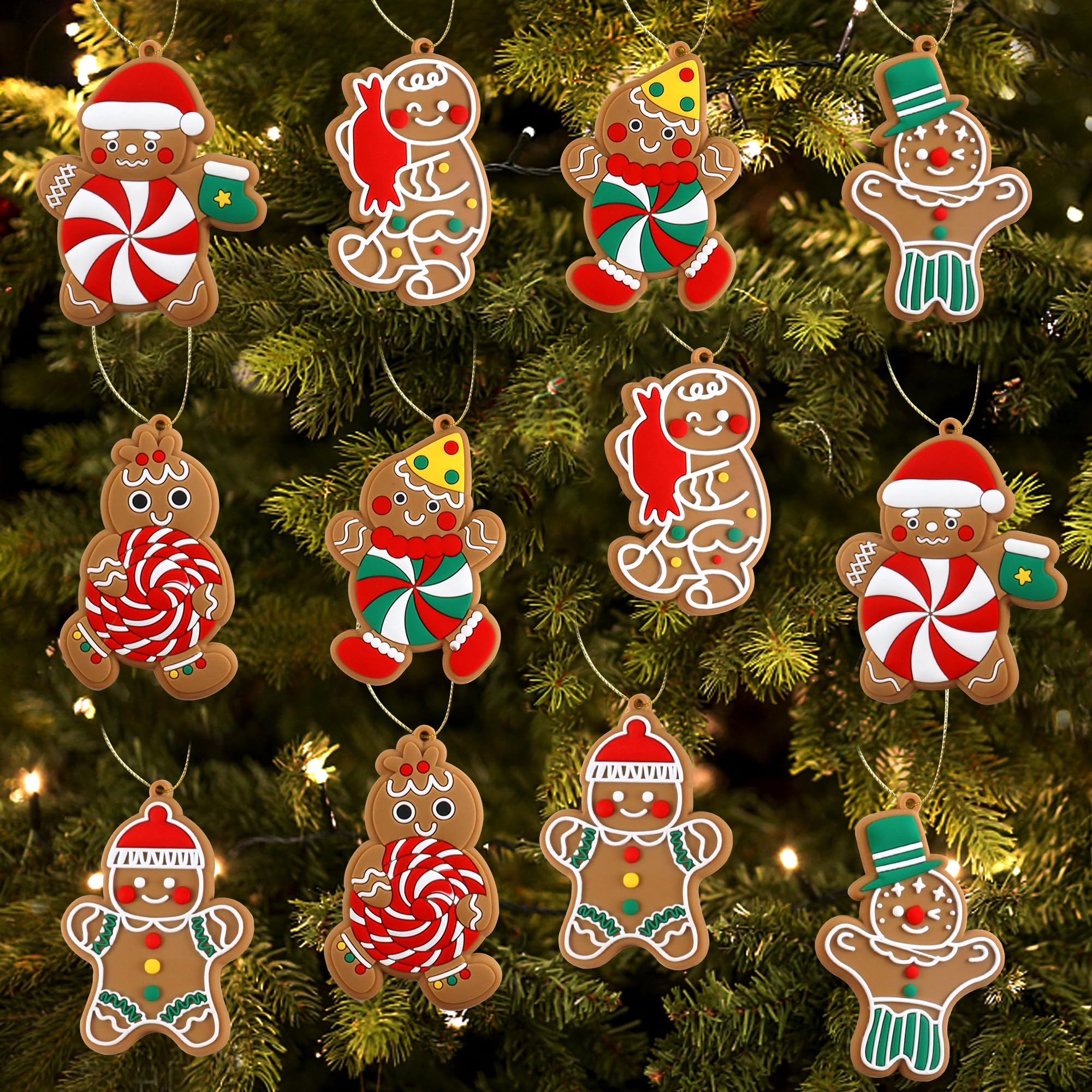 Amazon.co.jp: ジンジャーブレッド クリスマスデコレーション ツリー