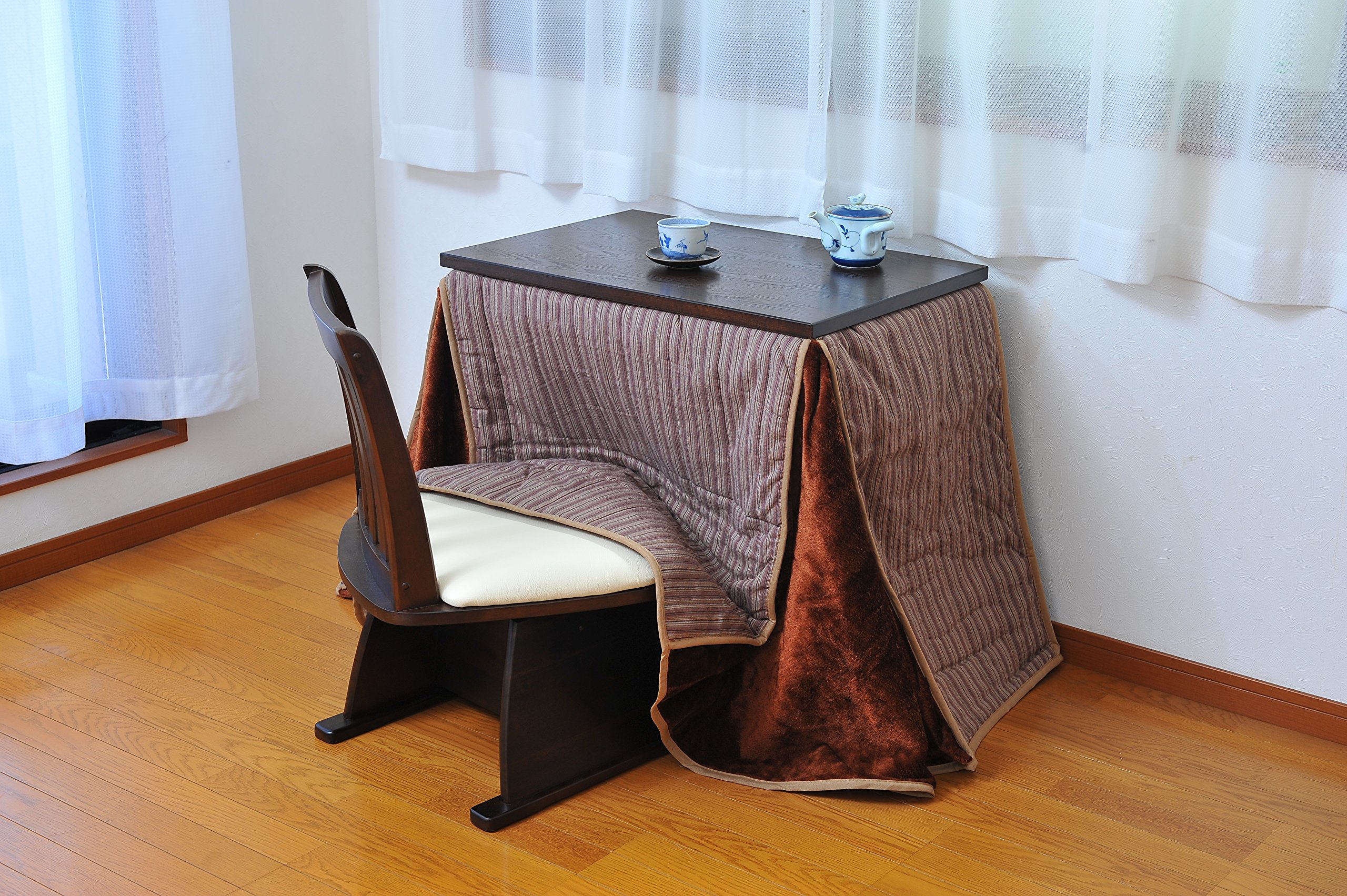 Amazon | 滝口木材 一人用家具調こたつ | 滝口木材 | こたつテーブル