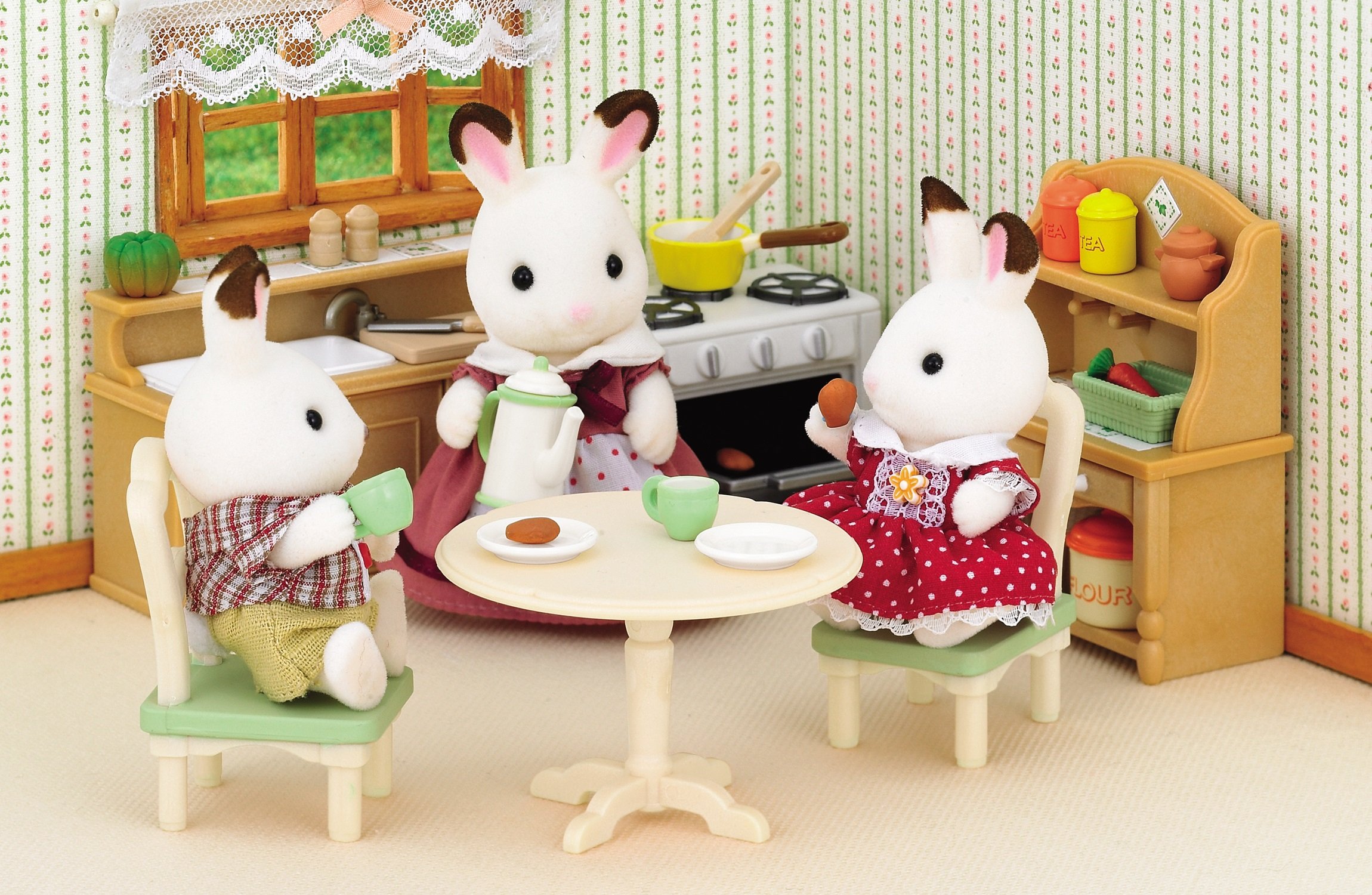 Amazon | シルバニアファミリー ルームセット おしゃれなダイニング