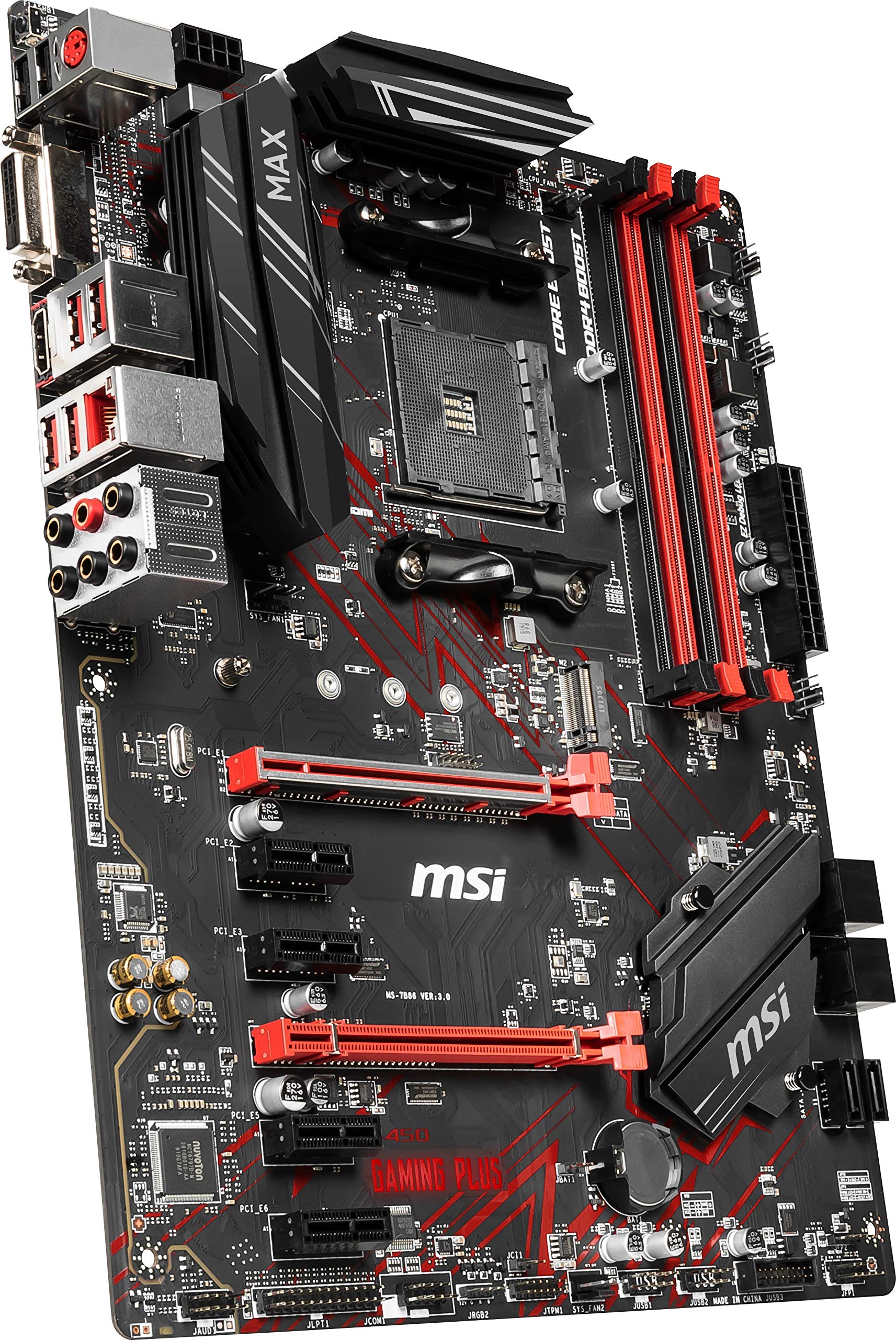 Amazon | MSI B450 GAMING PLUS MAX ATX マザーボード MB4821 | MSI