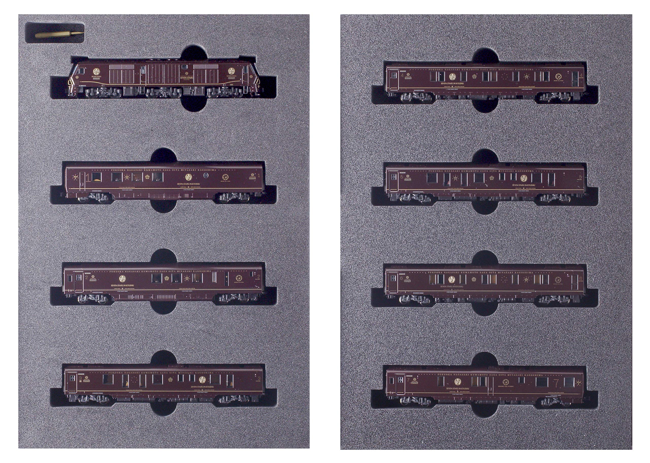 Amazon.co.jp: KATO Nゲージ クルーズトレイン「ななつ星in九州」 8両