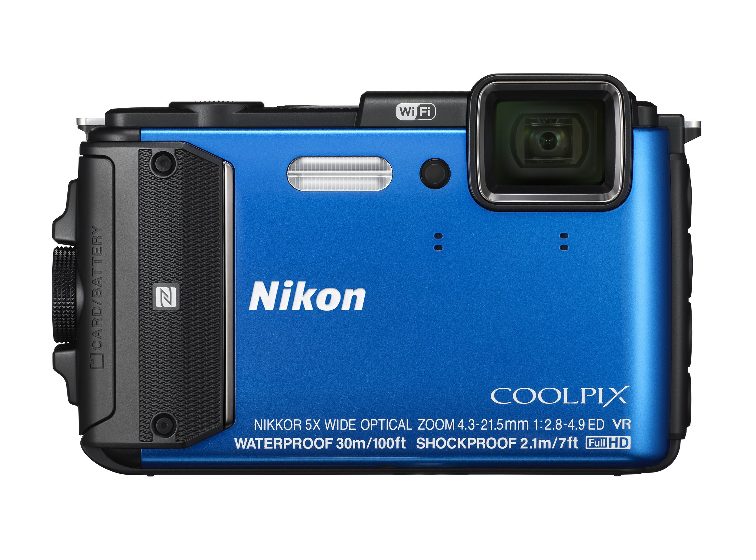 Amazon | Nikon デジタルカメラ COOLPIX AW130 ブルー | コンパクト 通販