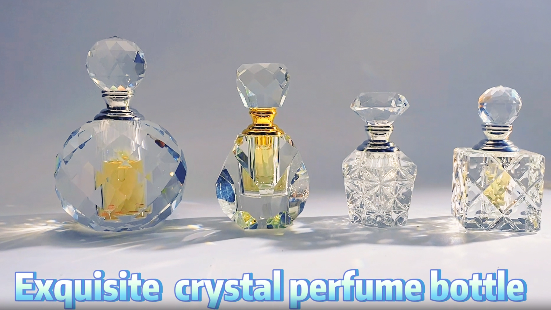 Amazon.com: H&D Crystal Art Deco Vintage Style Perfume Bottles