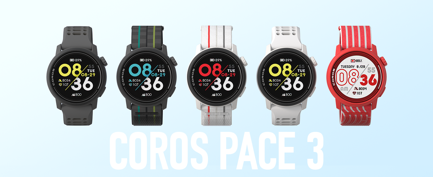 Amazon.com: COROS PACE 3 GPS Sport Watch–Lightweight, Comfortable