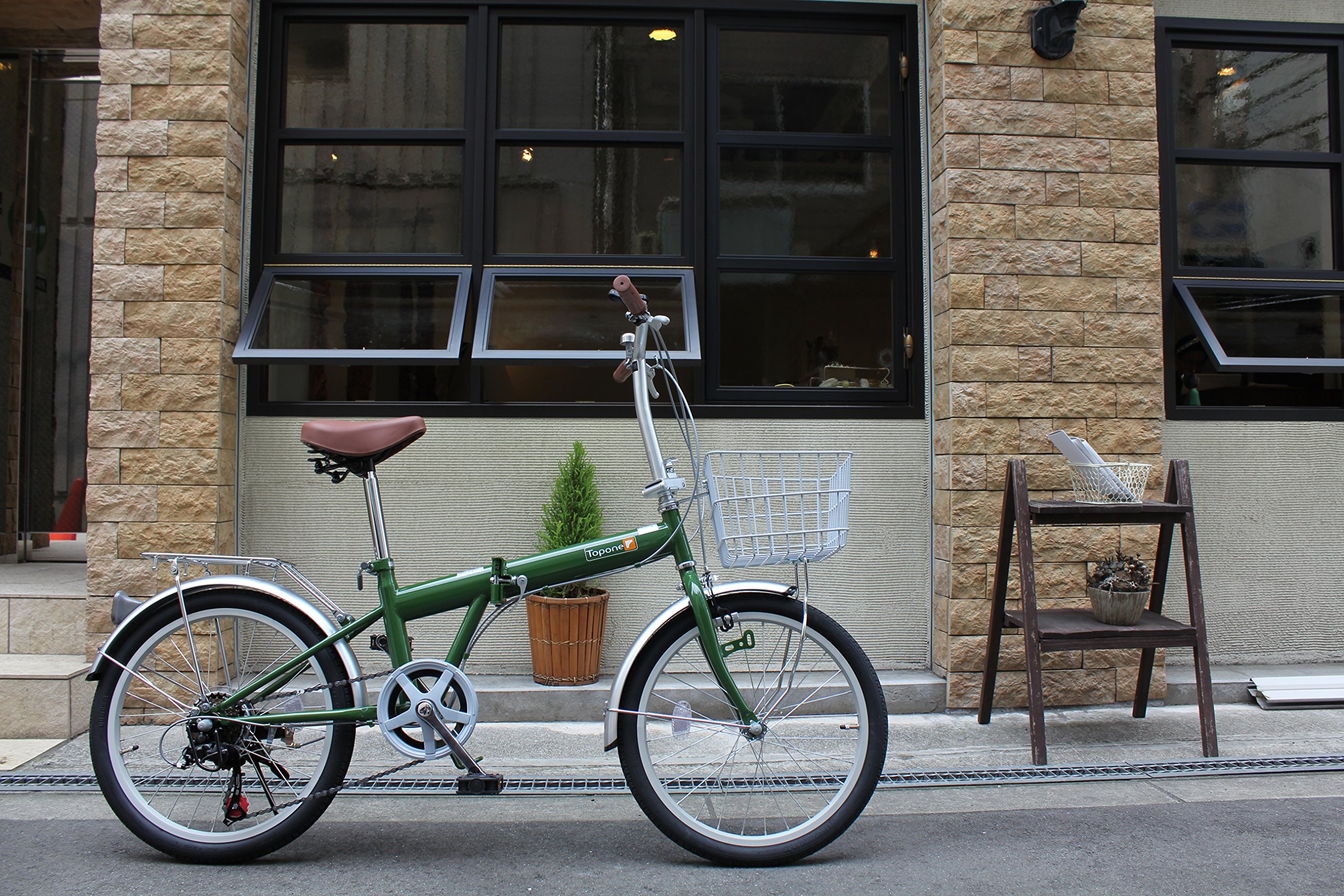 Amazon | Topone トップワン20インチ折りたたみ自転車KGK206-09