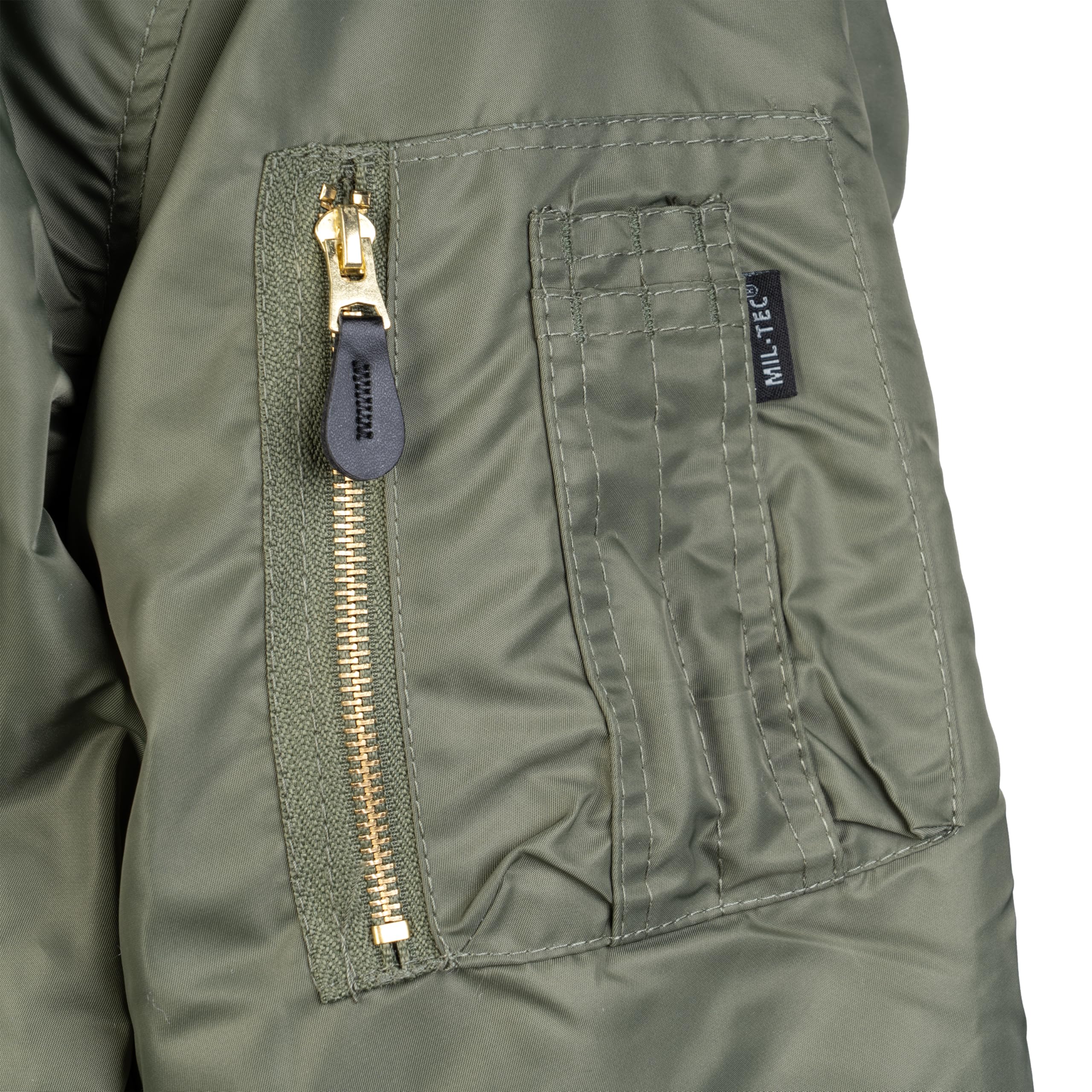 Amazon | USフライトジャケットMA-1スタイルオリーブグリーン陸軍