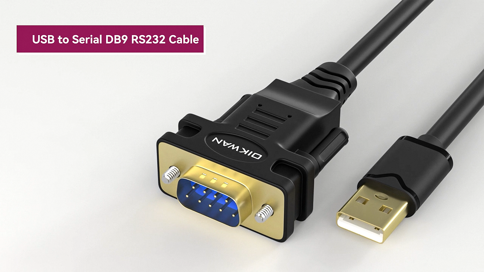 Amazon.com: OIKWAN USB to RS232 Serial DB9 Male Cable, 2-Pack