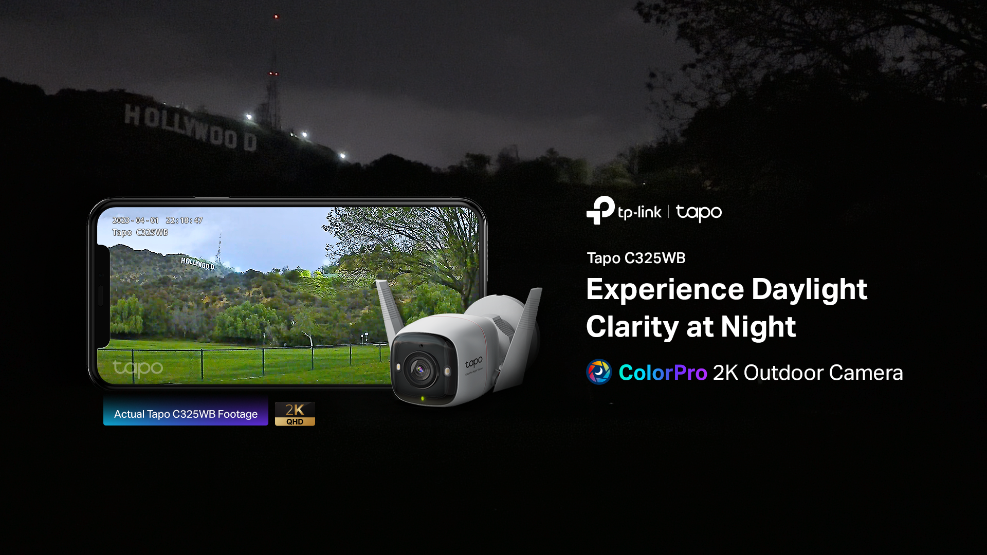 Amazon.com : Tapo ColorPro Wi-Fi Outdoor Camera | Plug-in