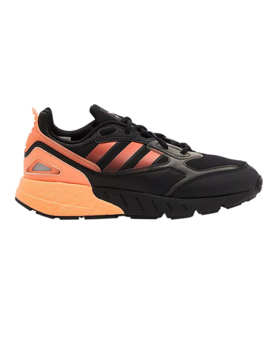 Adidas Originals ZX 1K BOOST 2.0 Shoes (Black & Orange) | Adidas