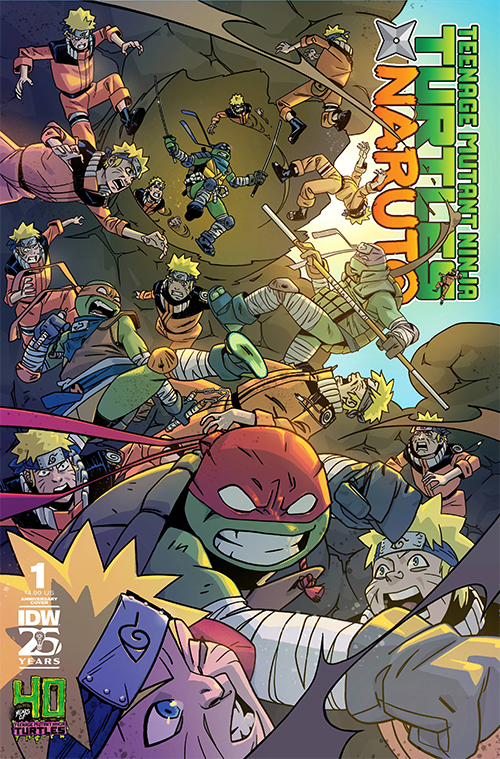全編英語/リーフ】TEENAGE MUTANT NINJA TURTLES X NARUTO #1（40TH