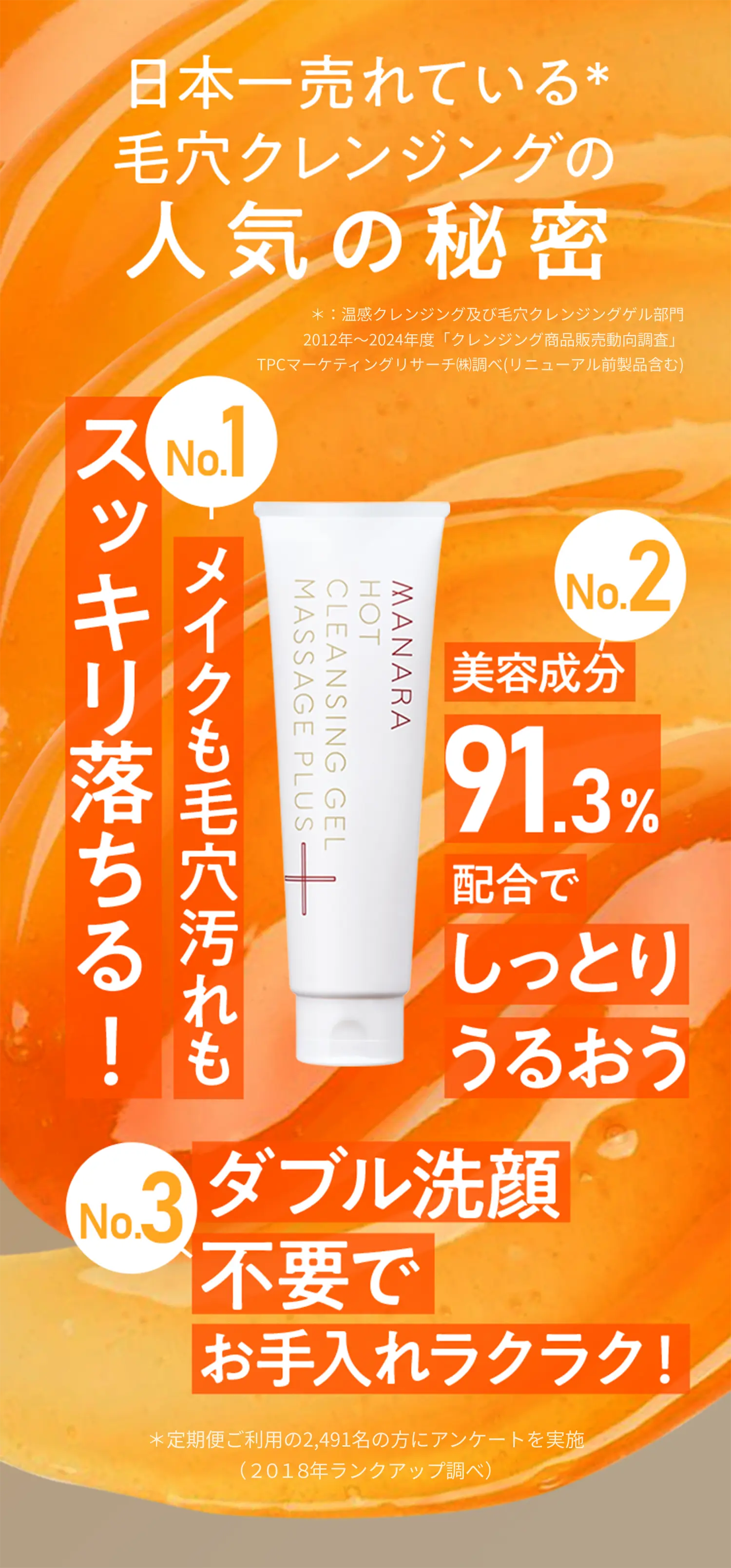 ホットクレンジングゲルマッサージプラス | [公式]マナラ化粧品
