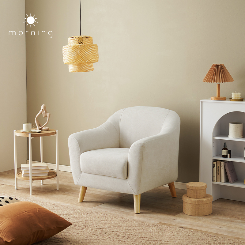 Emel 1人掛けソファ ピンク 70cm 2人掛けソファー EMEL【エメル