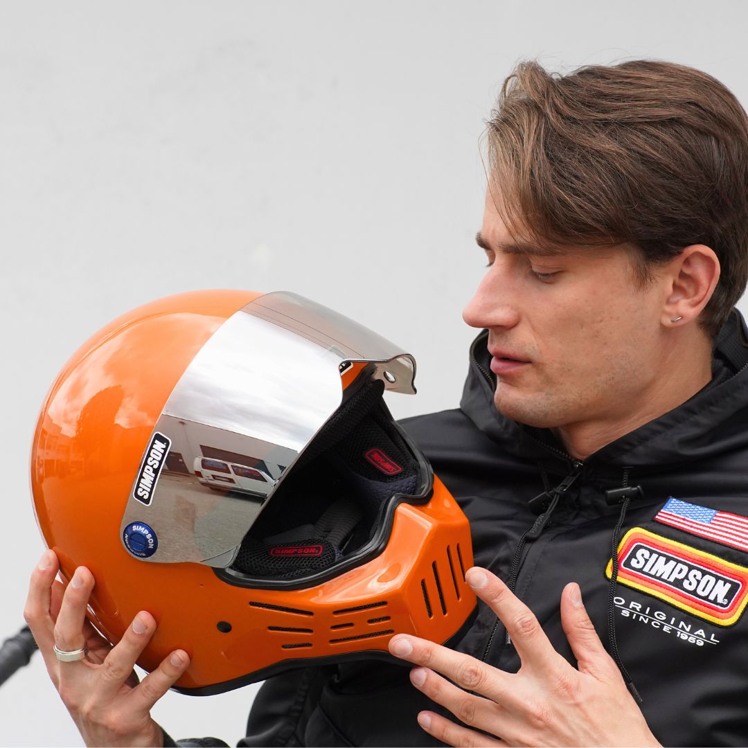 SIMPSON M30 オレンジ | SIMPSONヘルメット公認オンラインストア