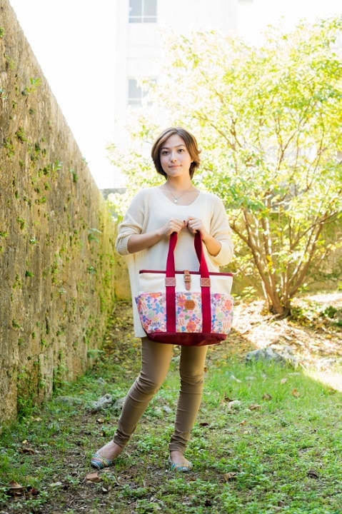 sawanicoさんのクラフトマンバッグ / サワニコフラワー | BAG,TOTE BAG