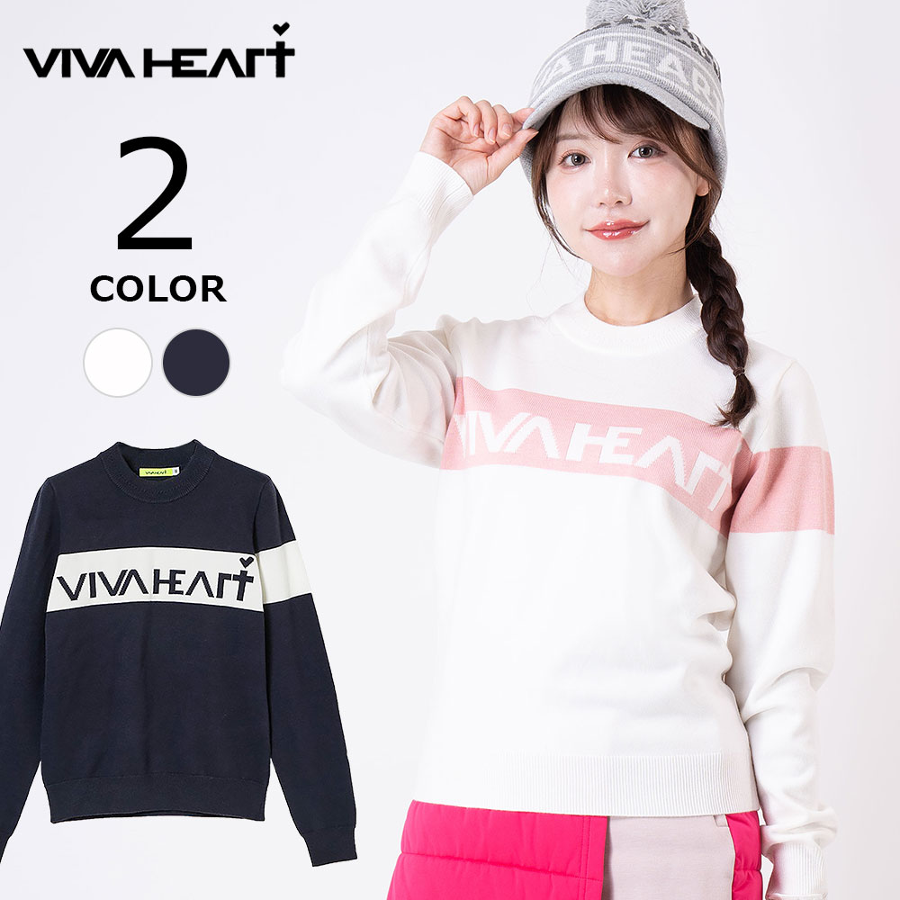 VIVA HEARTレディース 秋冬 ブリスター ジップフーデットベスト 上下