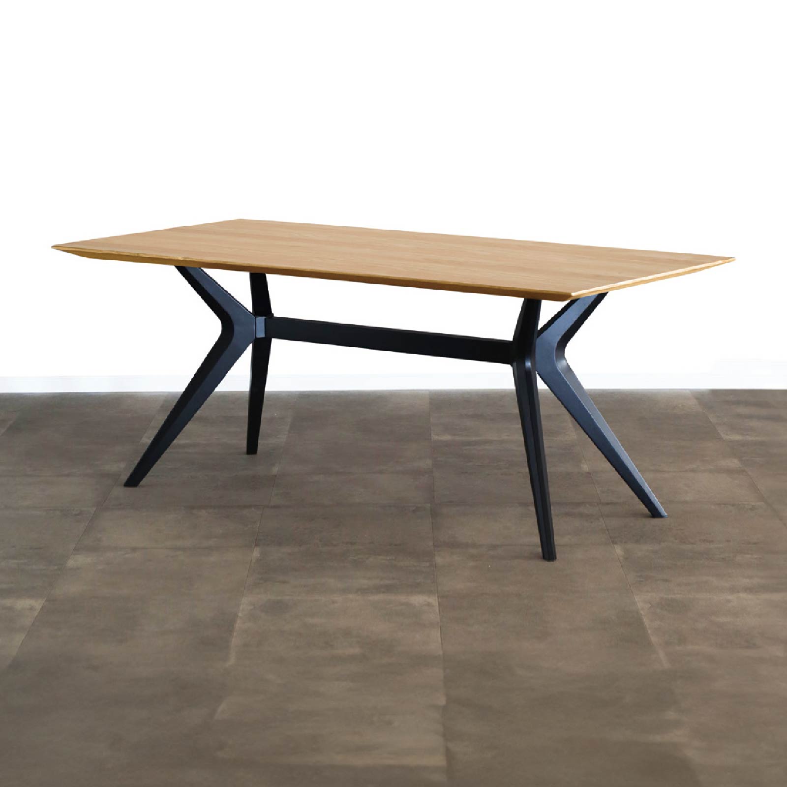 幅155］ オリーサ ｜ オーク ウォールナット ダイニングテーブル