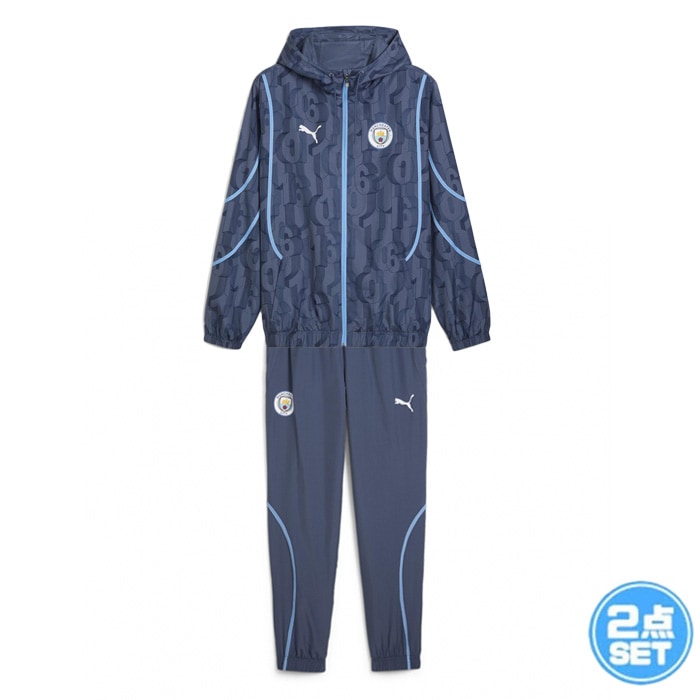 プーマ マンチェスターシティ 24-25 プレマッチウーブンジャケット