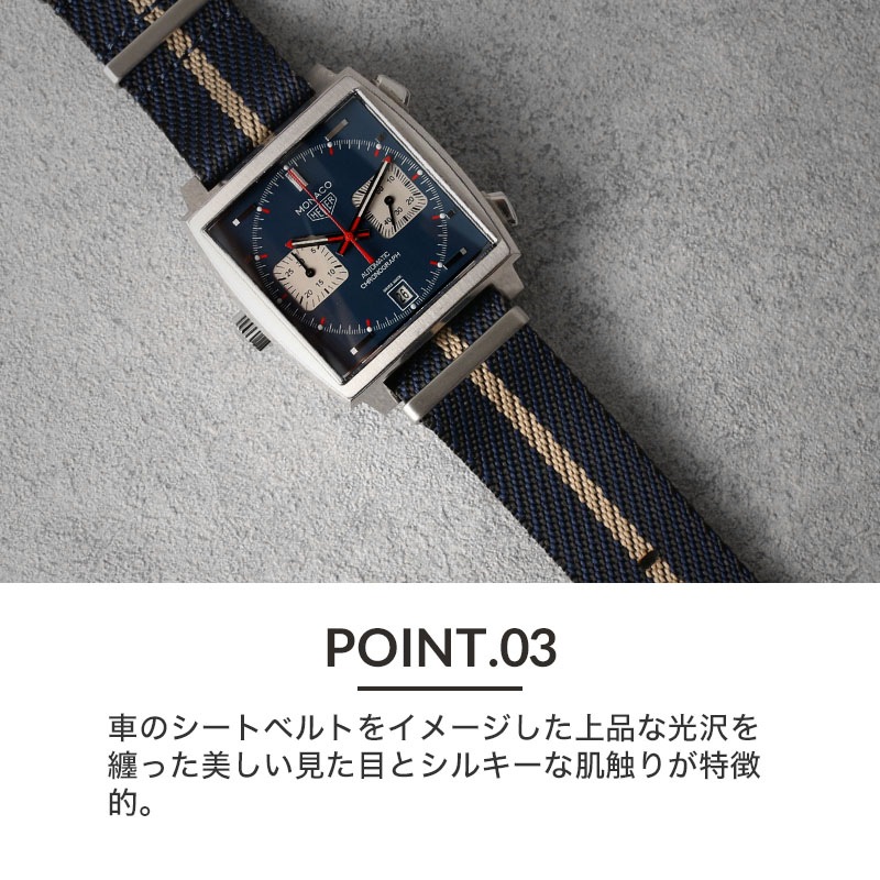 タグホイヤー TAG Heuer 対応 ベルト】MOD PREMIUM NYLON STRAP