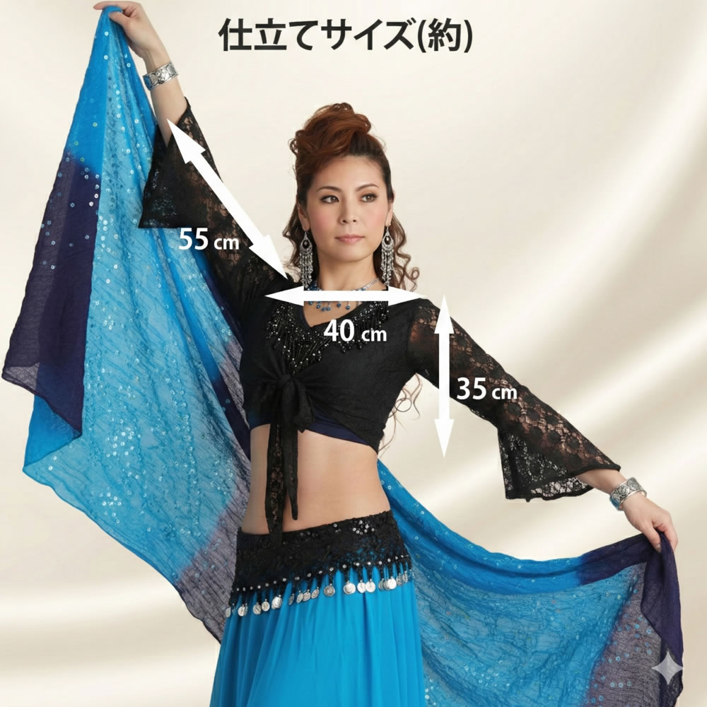 ベリーダンス レースチョリ｜ボレロ丈 トップス 全13色｜Garam garam