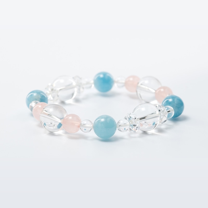 穏やかな暮らしを呼び込むブレスレット♪ レディース【アクアマリン