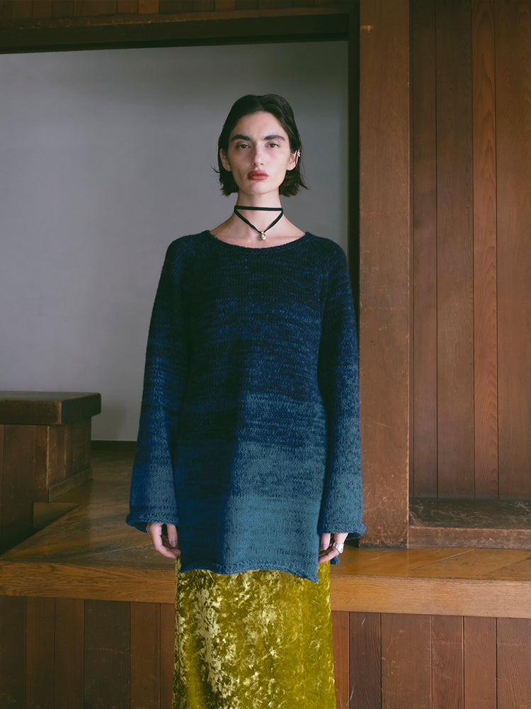 Gradation Over Knit｜グラデーションニット – MARTE