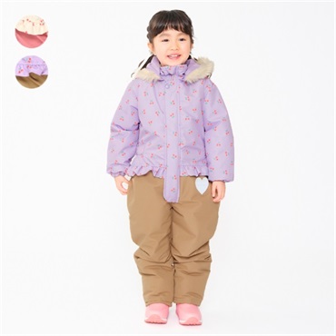 チェリー柄切替スノーコンビ スノー｜子供服・ベビー服の通販はこども