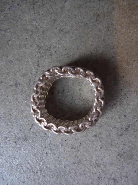 Tiffany&Co.（ティファニー） シルバーチェーンリング 7〜8号 - margin