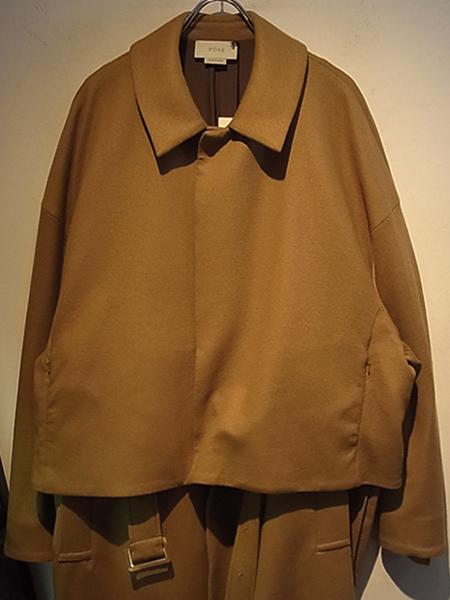 YOKE（ヨーク） 3WAY バルカラーシェアコート キャメル - margin