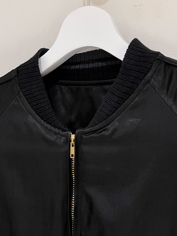 UNUSED（アンユーズド） Reversible Rayon Satin Blouson